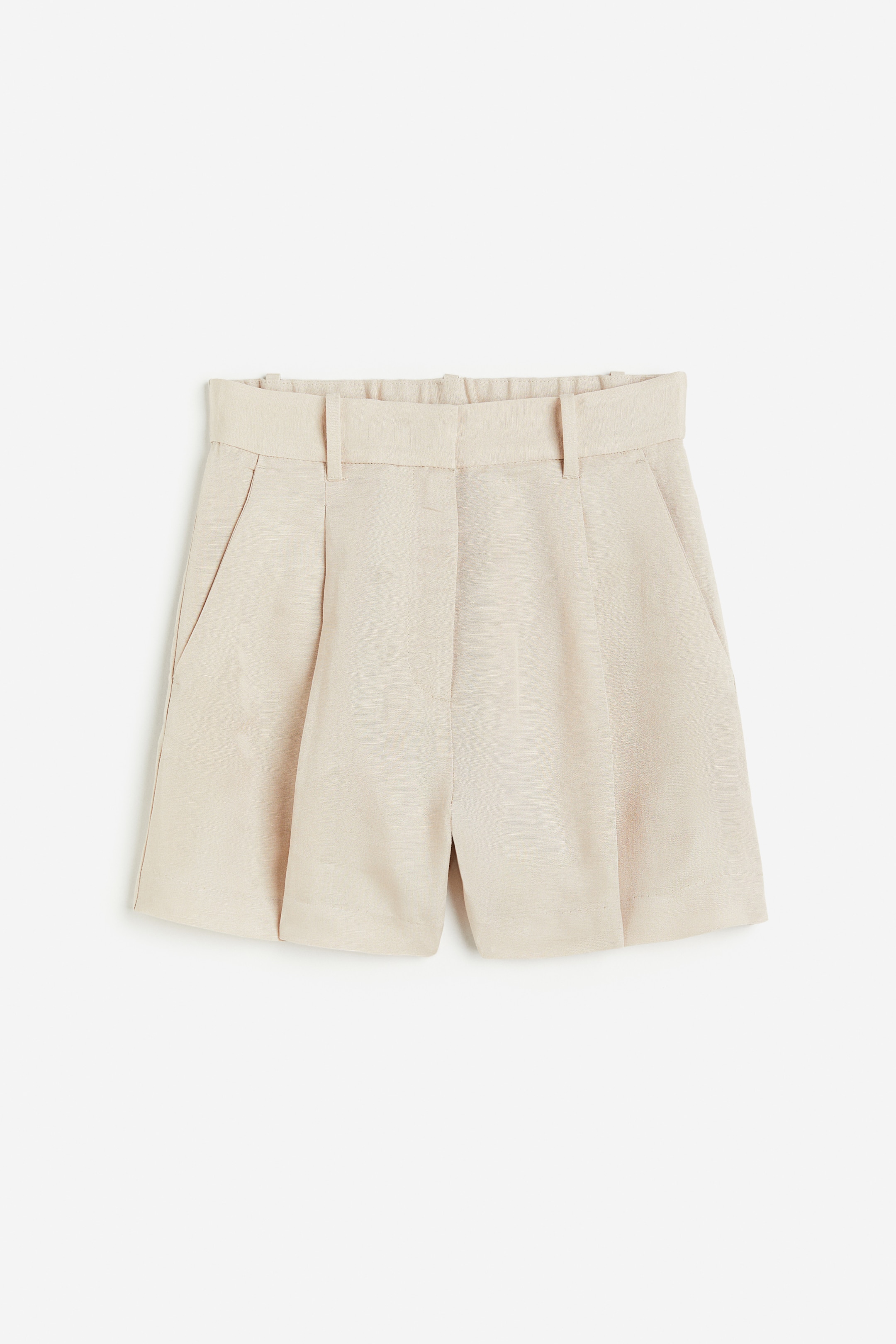 Linen-blend Bermuda Shorts