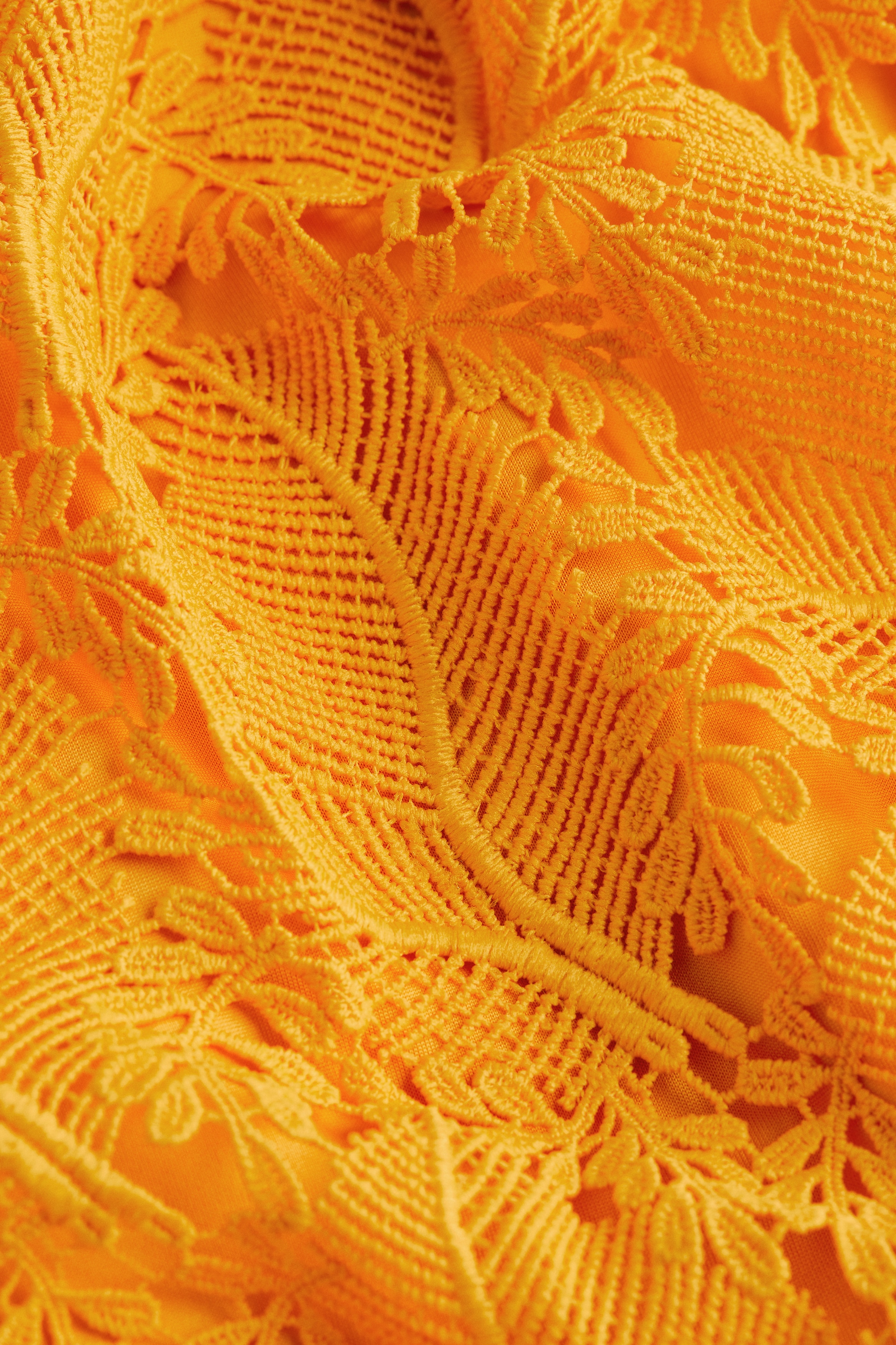 V-neck lace dress
