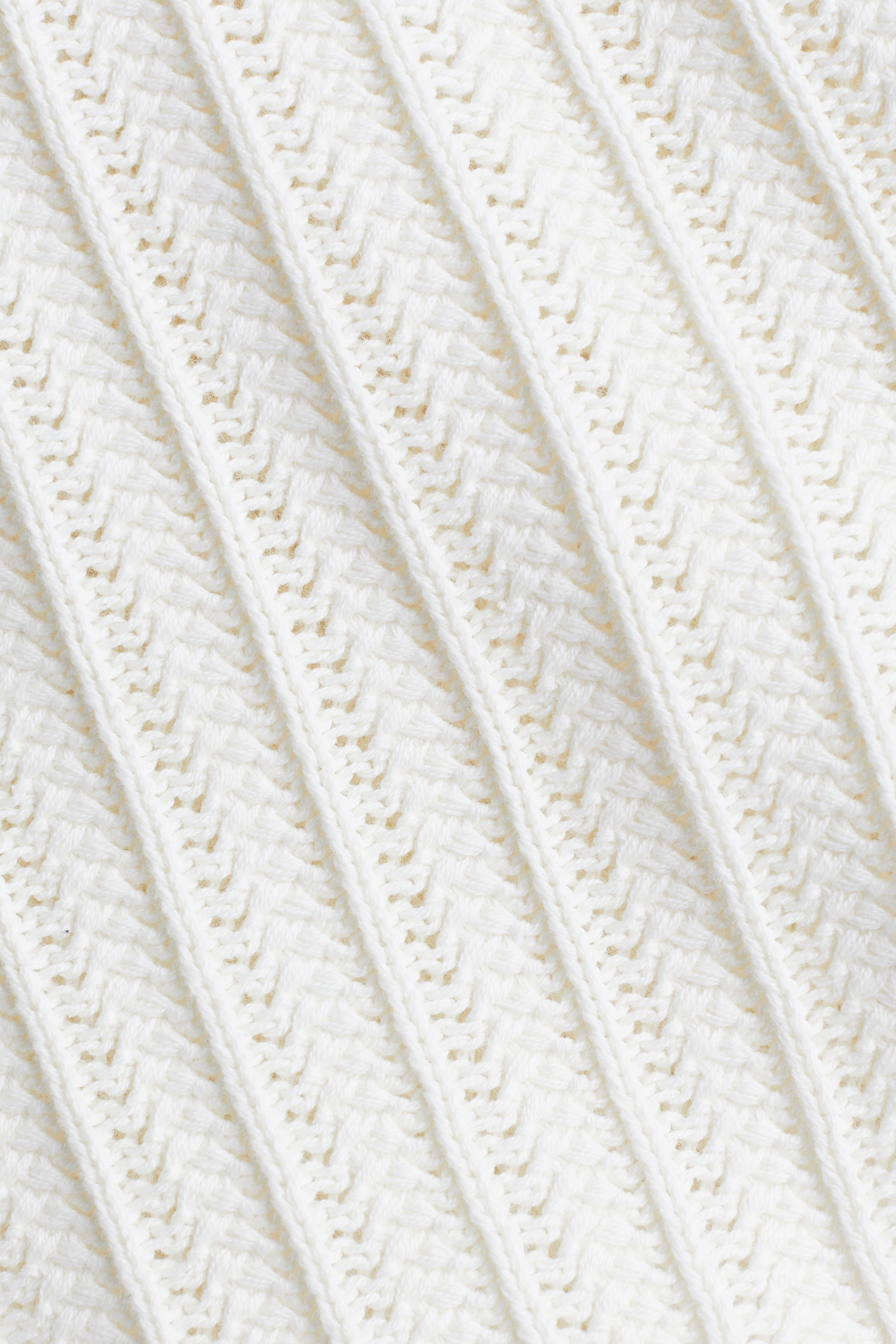 Pointelle-knit cotton shorts