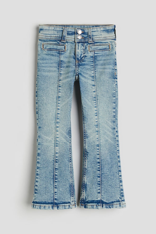 Superstretch Flare Fit Jeans - Blek denimblå/Denimblå/Lys denimblå - 2