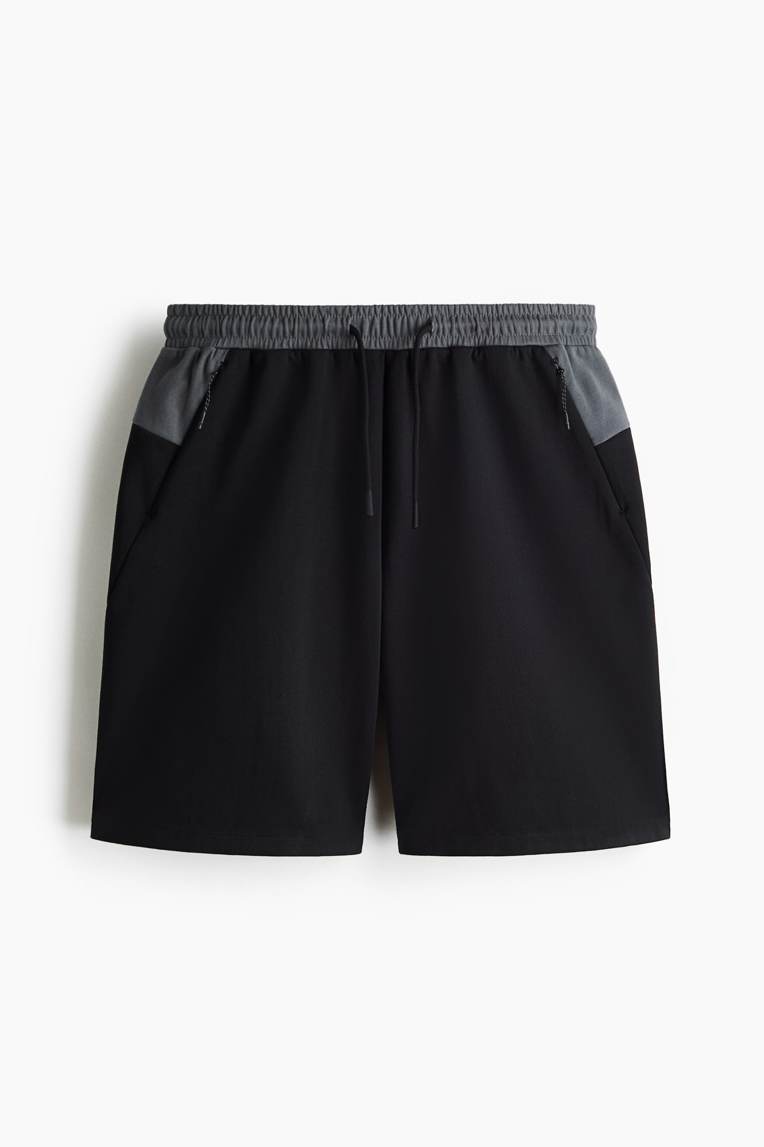 Loose Fit Interlock shorts - Black/Dark grey/Khaki green/Light khaki green - 1