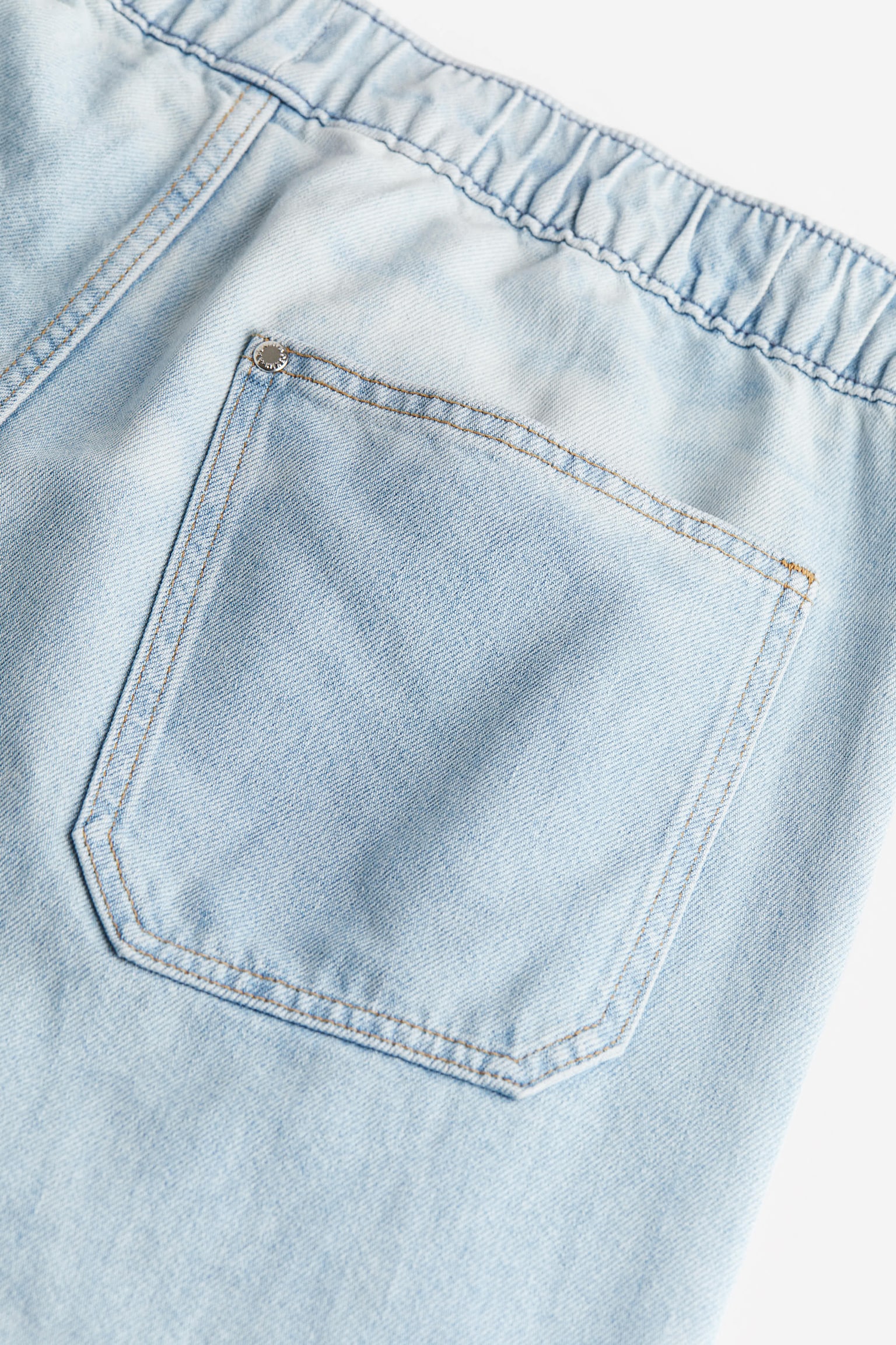 Quần jogger denim rộng - Màu xanh denim nhạt/Tie-dye - 2