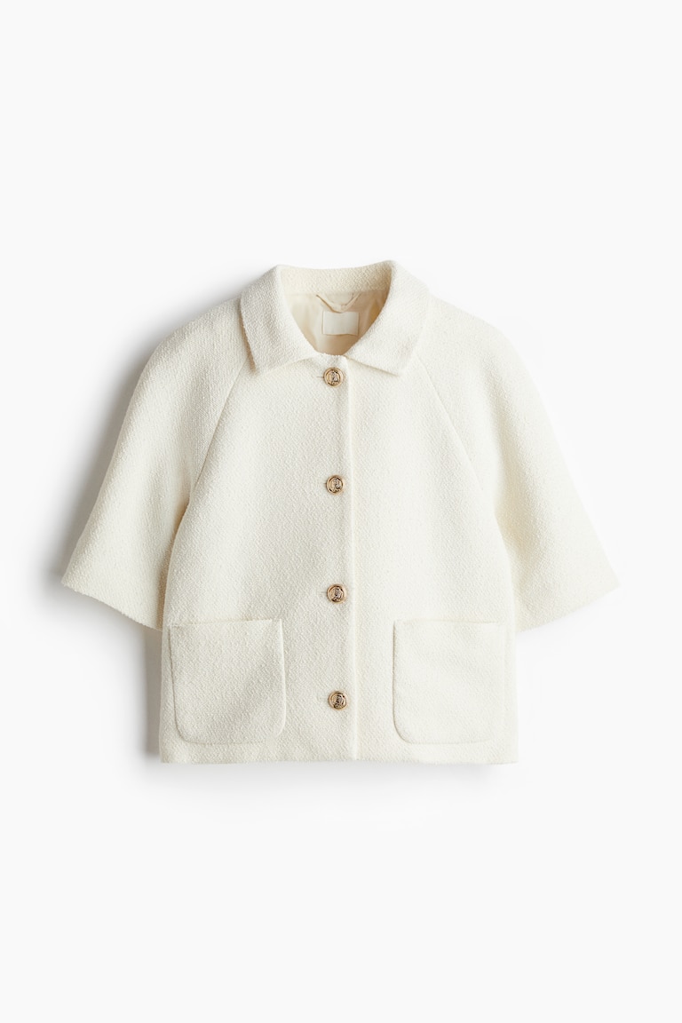 半袖ジャケット - ホワイト - レディース | H&M JP