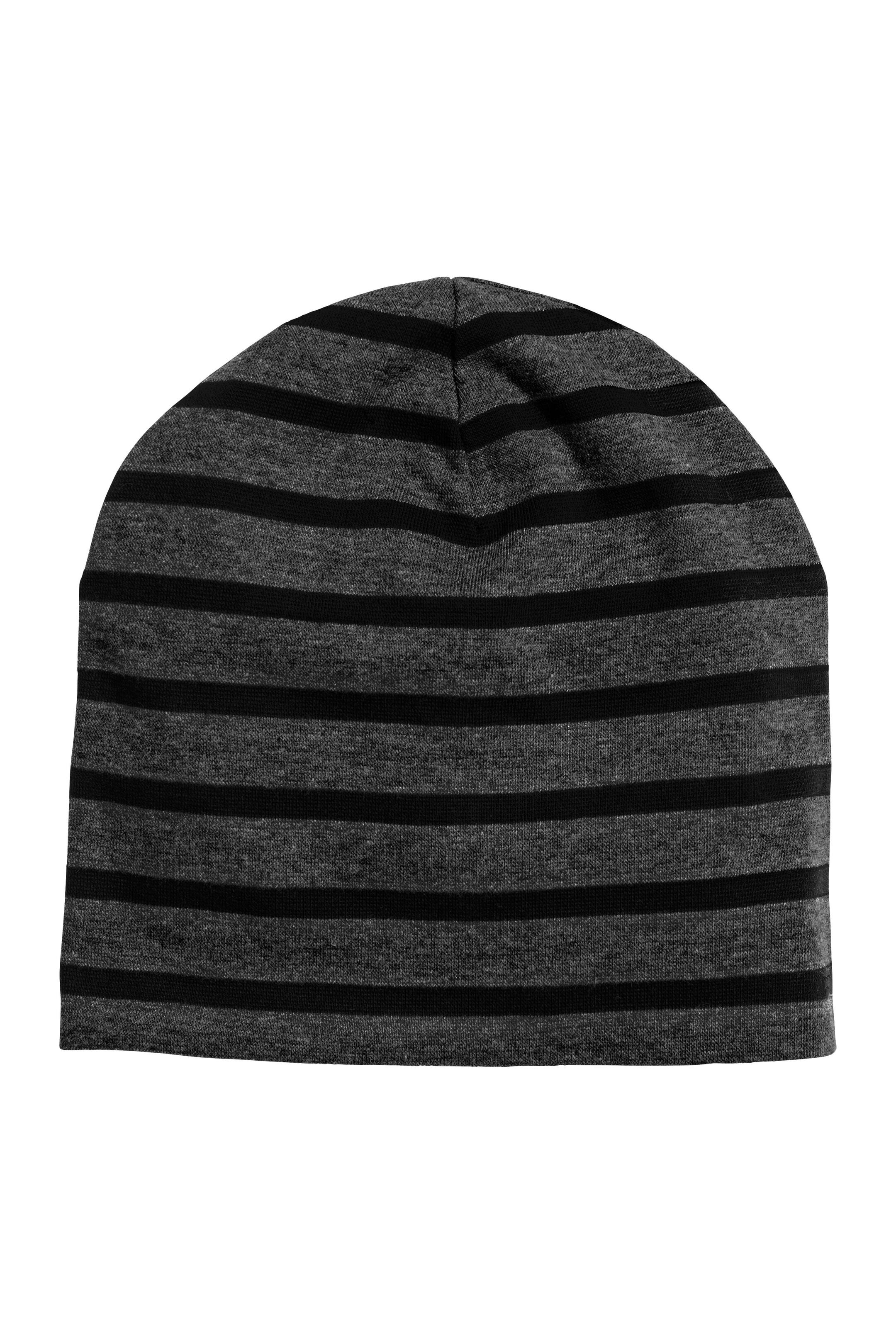 View larger image: 2-pack jersey hats - Dark grey/Striped - Kids | H&M GB 1