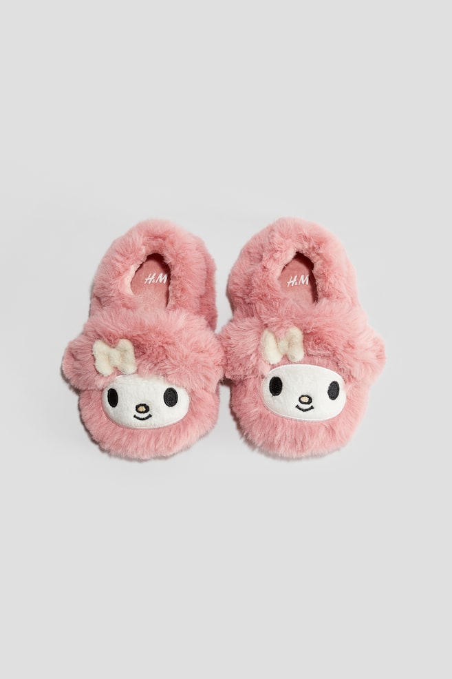 Chaussons duveteux - Rose/My Melody - 1