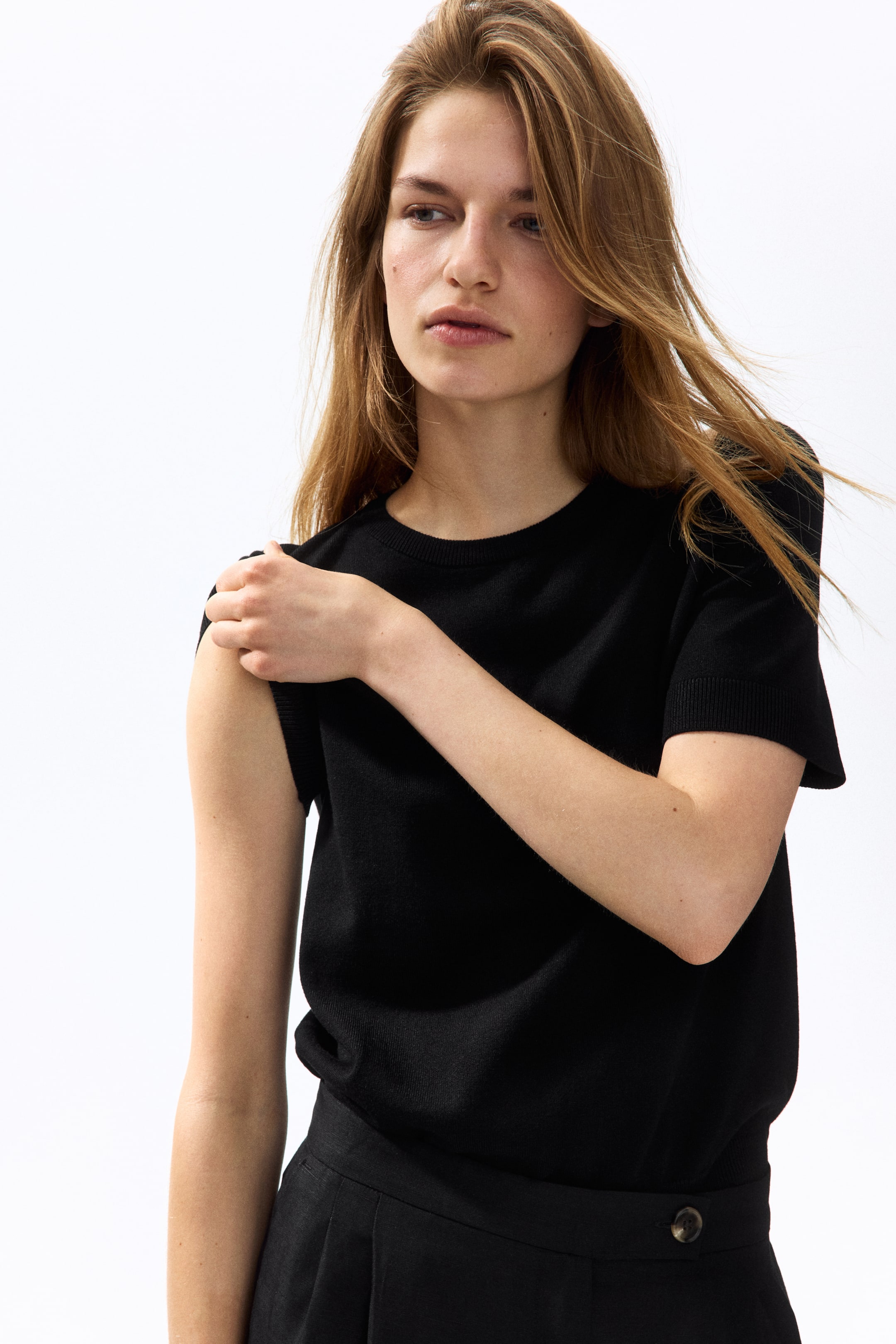 Fine-Knit Top
