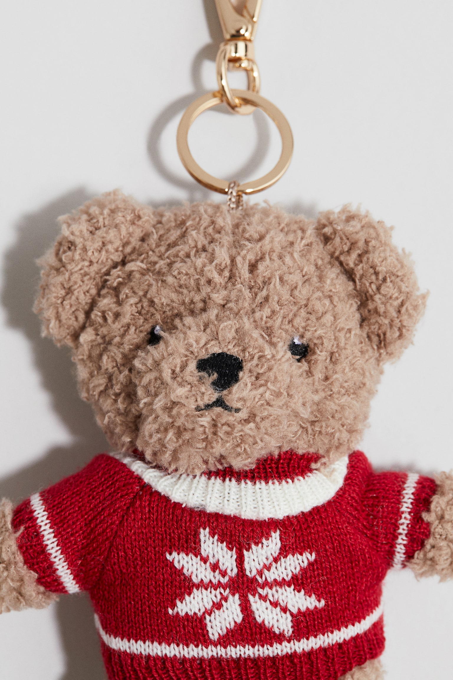 Fluffy bag charm - Beige/Teddy bear/Light pink/Bunny/Light brown - 2