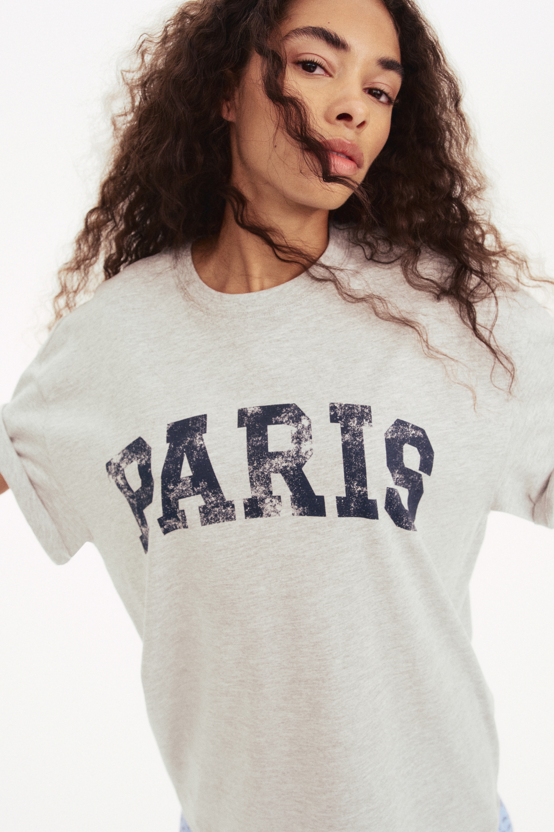 Oversized printed T-shirt