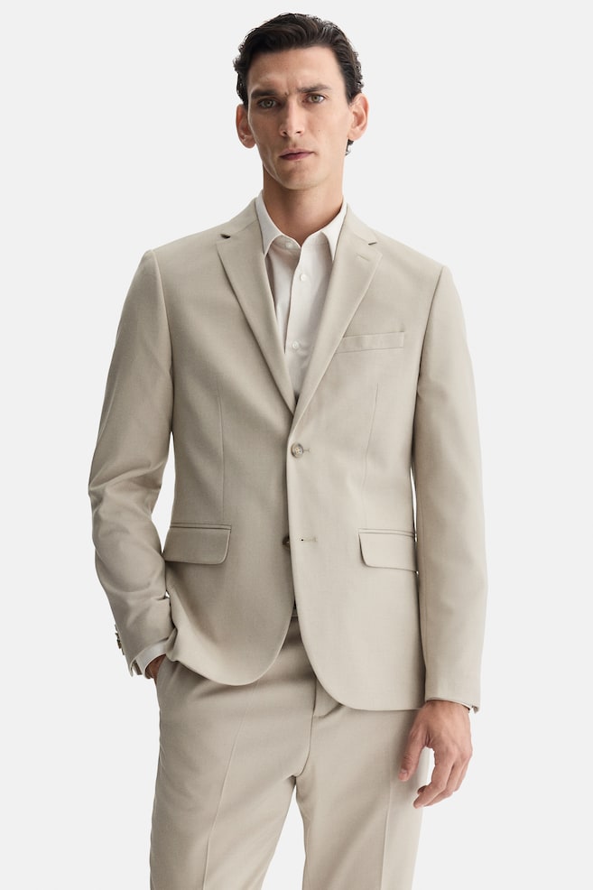 Americana Slim Fit - Beige/Azul marino/Café oscuro/Negro - 2