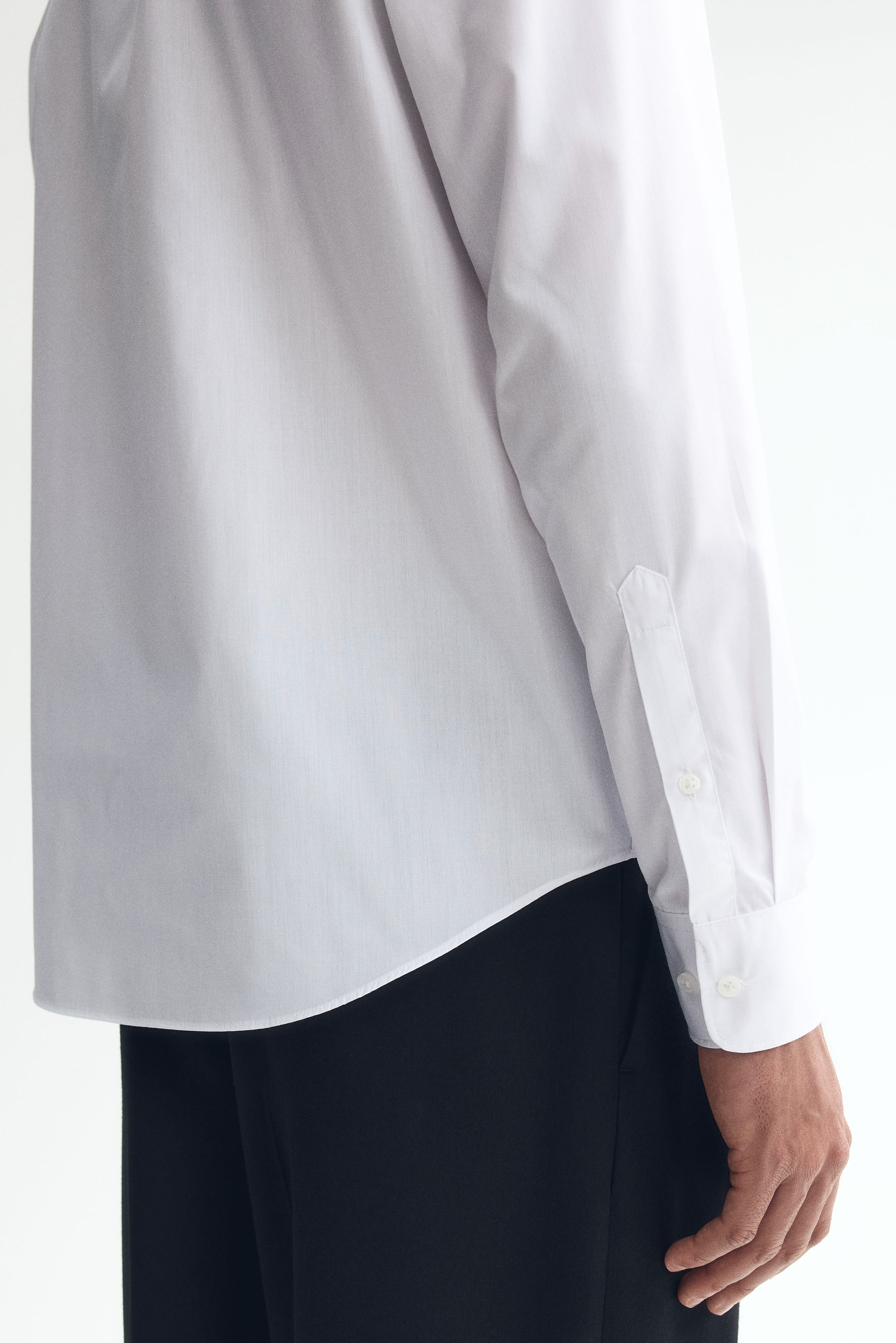 h&m men's white dress shirt H&M Mens White Dress Shirt (Medium)