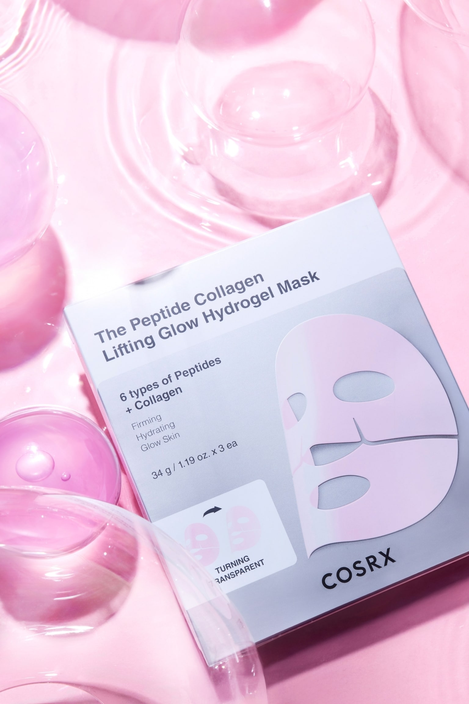 The Peptide Collagen Lifting Glow Hydrogel Mask - Peptides + Collogen - 6