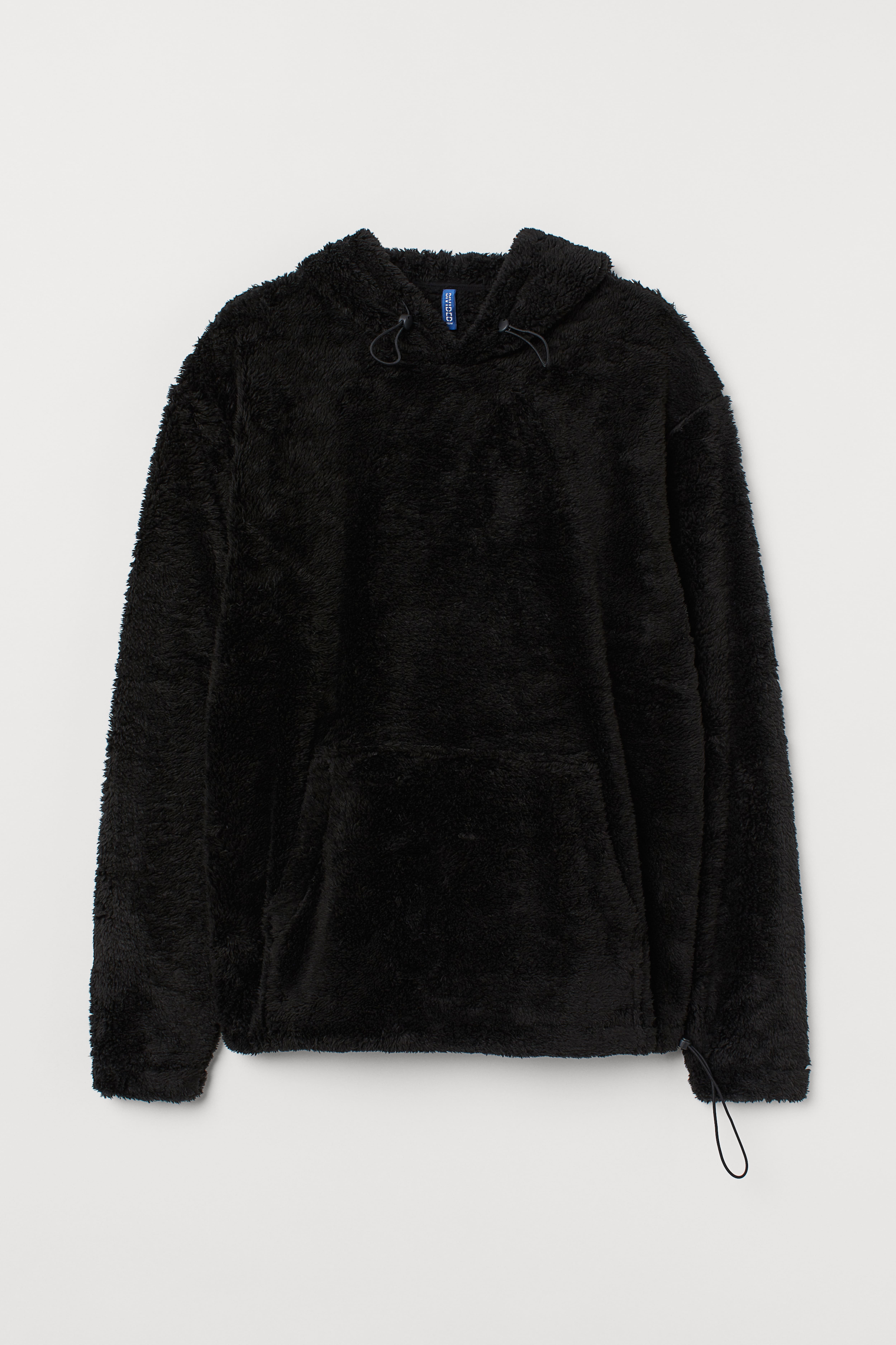 Faux Shearling Hoodie