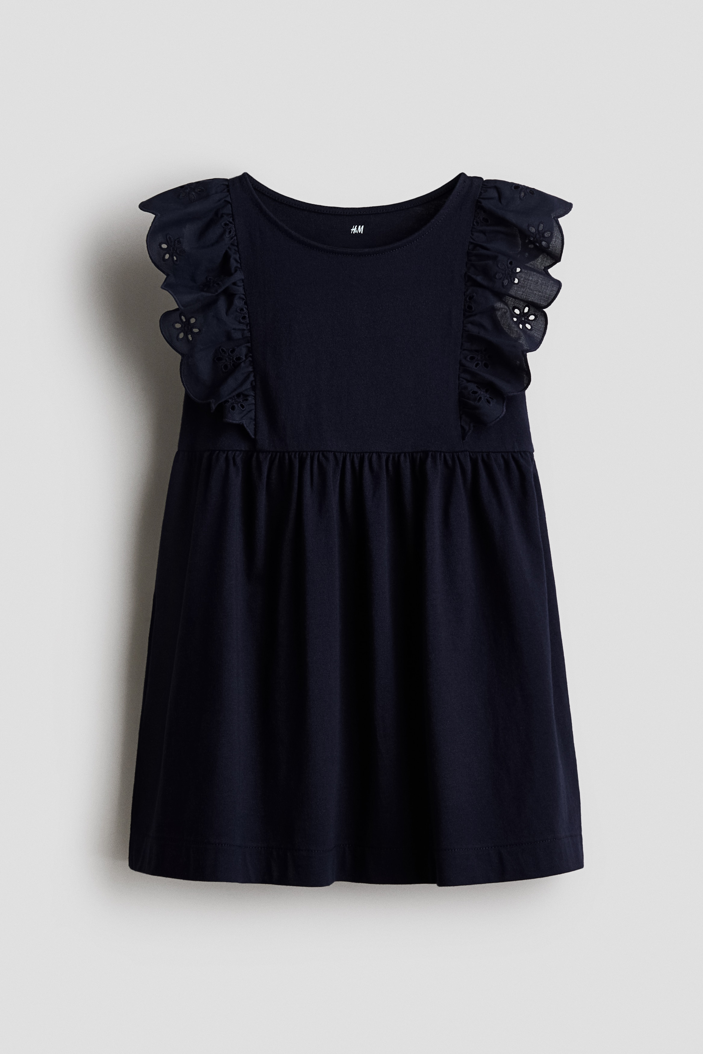 Baumwollkleid mit VolantsModell