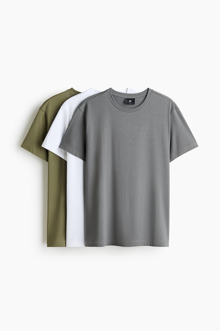 Tri majice Slim Fit