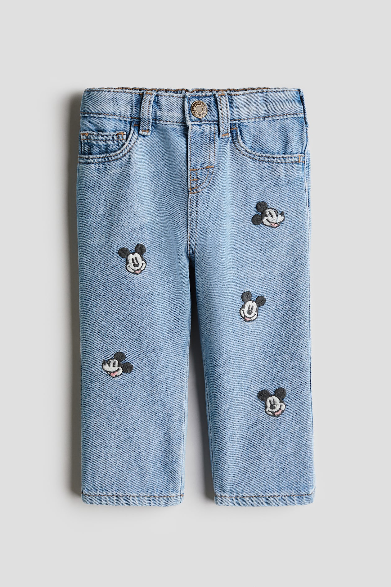 H And M Mickey Jeans H&M Disney Mickey Mouse High Waist Mom Jeans