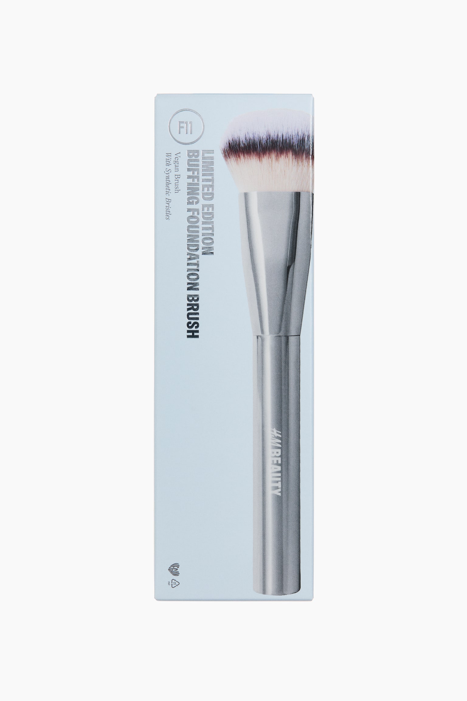 Buffing Foundation Brush - Silver-coloured