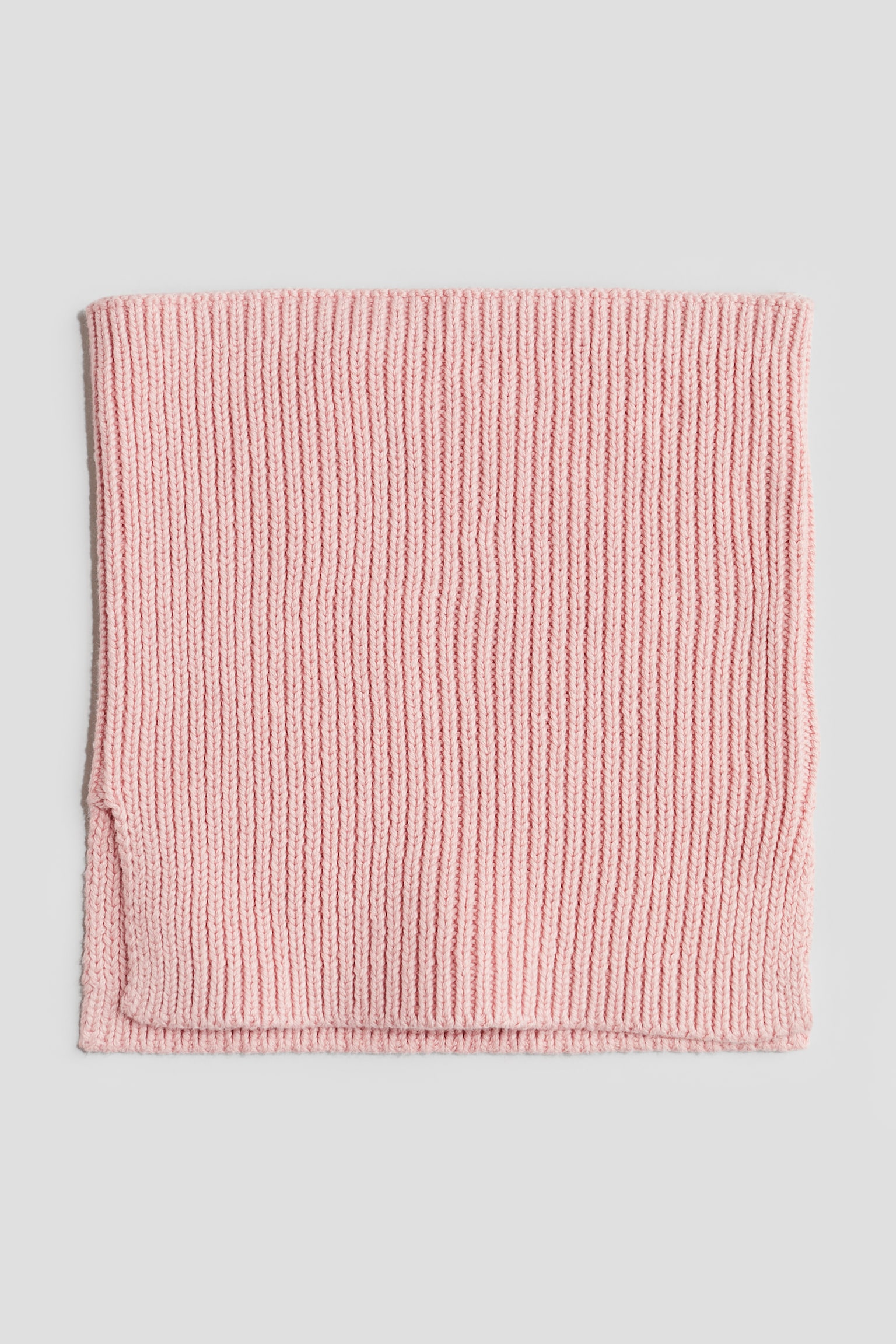 Ribbstickad tubhalsduk - Rosa/Beige/Marinblå - 1