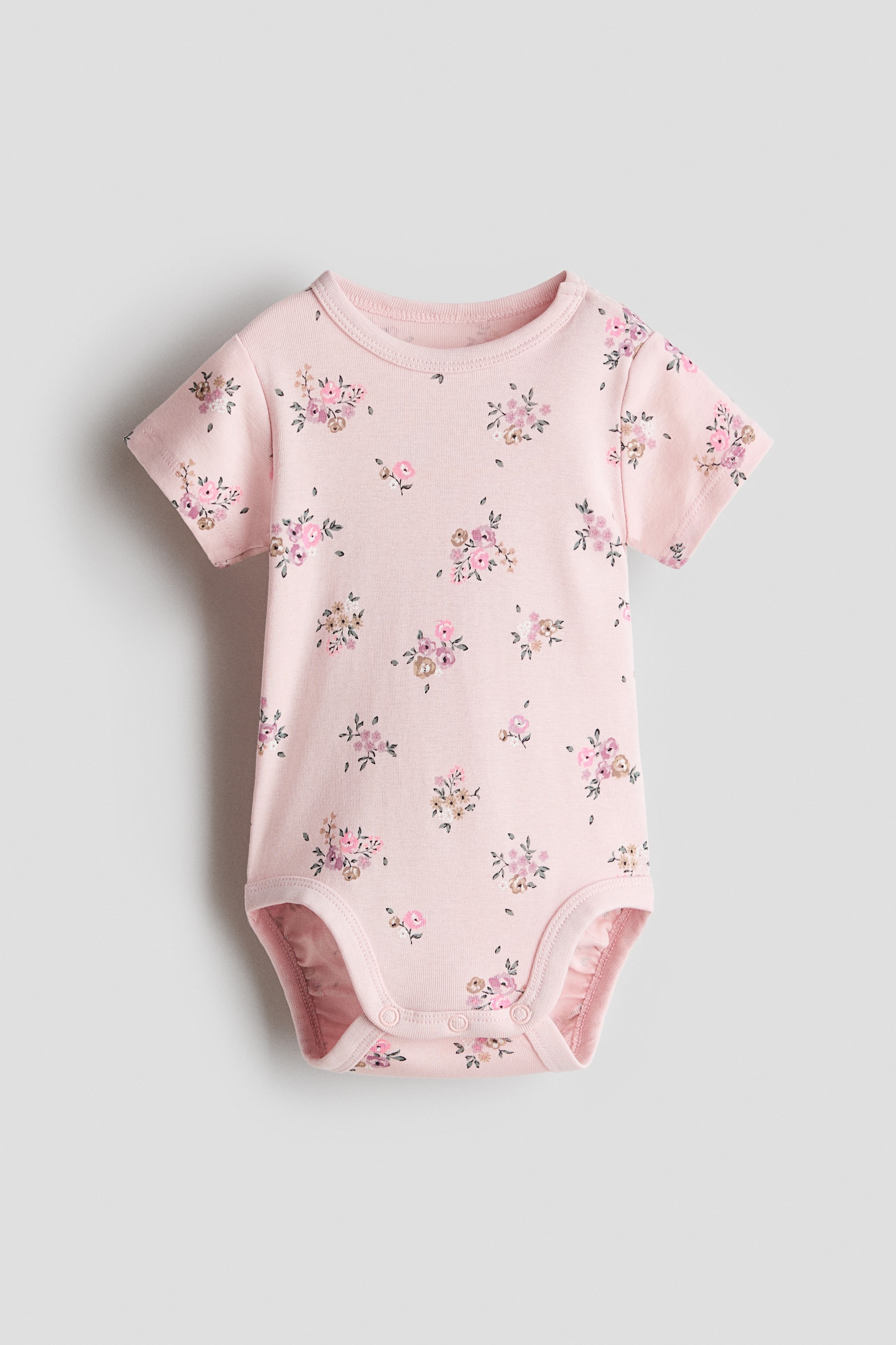 Printed Bodysuit - Light pink/floral/Light pink/strawberries/Navy blue/sailboats/Light beige/dinosaurs