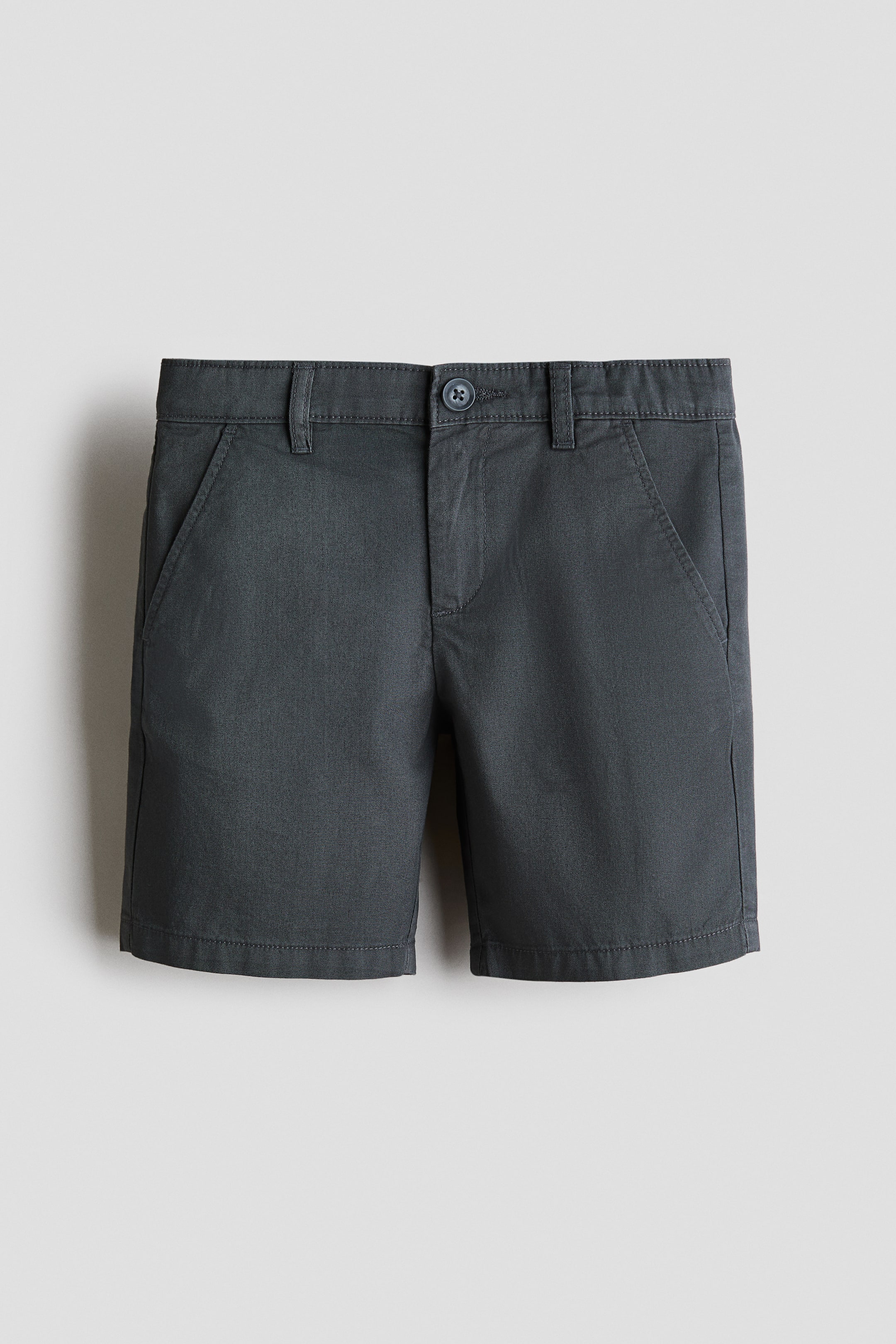 Grotere afbeelding bekijken: Katoenen chinoshort - Donkergrijs - KINDEREN | H&M BE 1