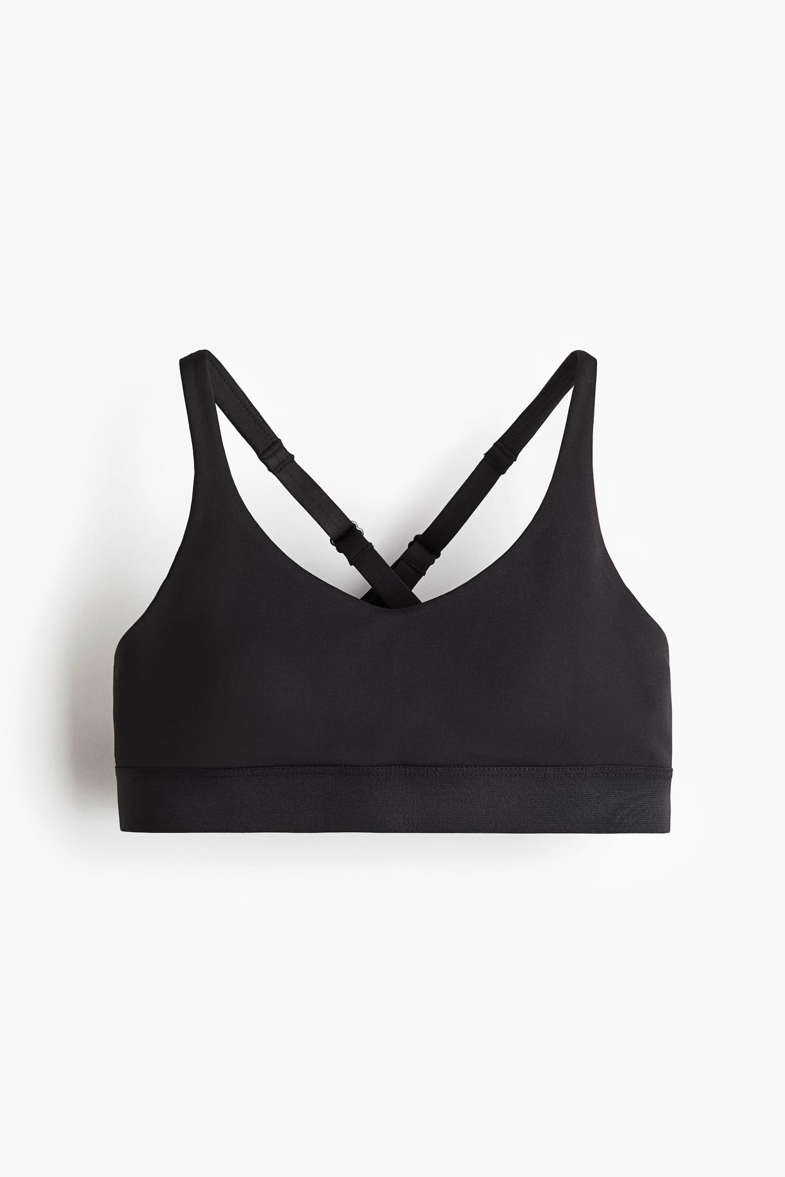 Детский топ H&M Move Padded Sports with DryMove™, цвет: Чёрный — фото 1