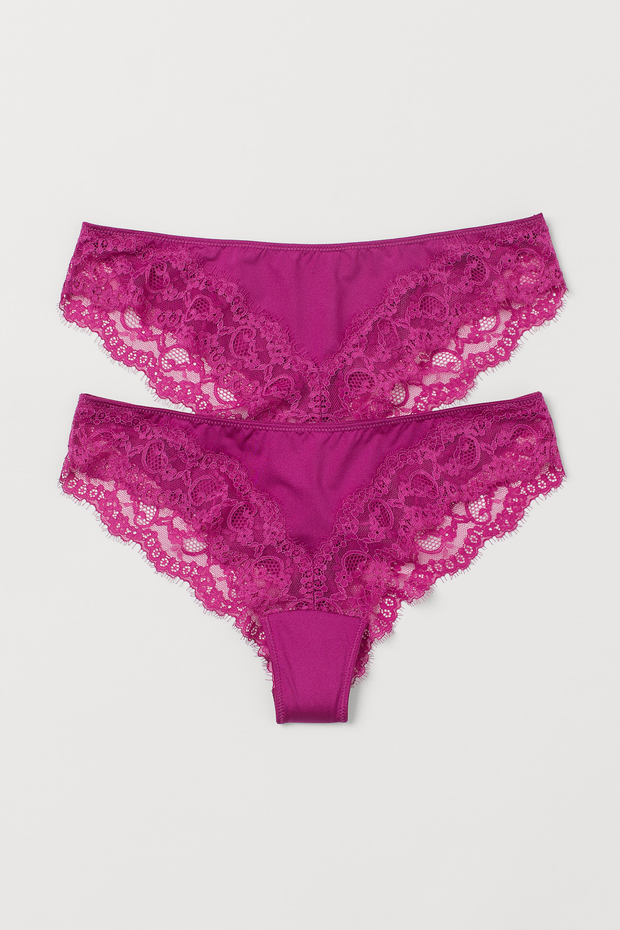 Vis større bilde: 2-pack truse brazilian - Lilla - DAME | H&M NO 1