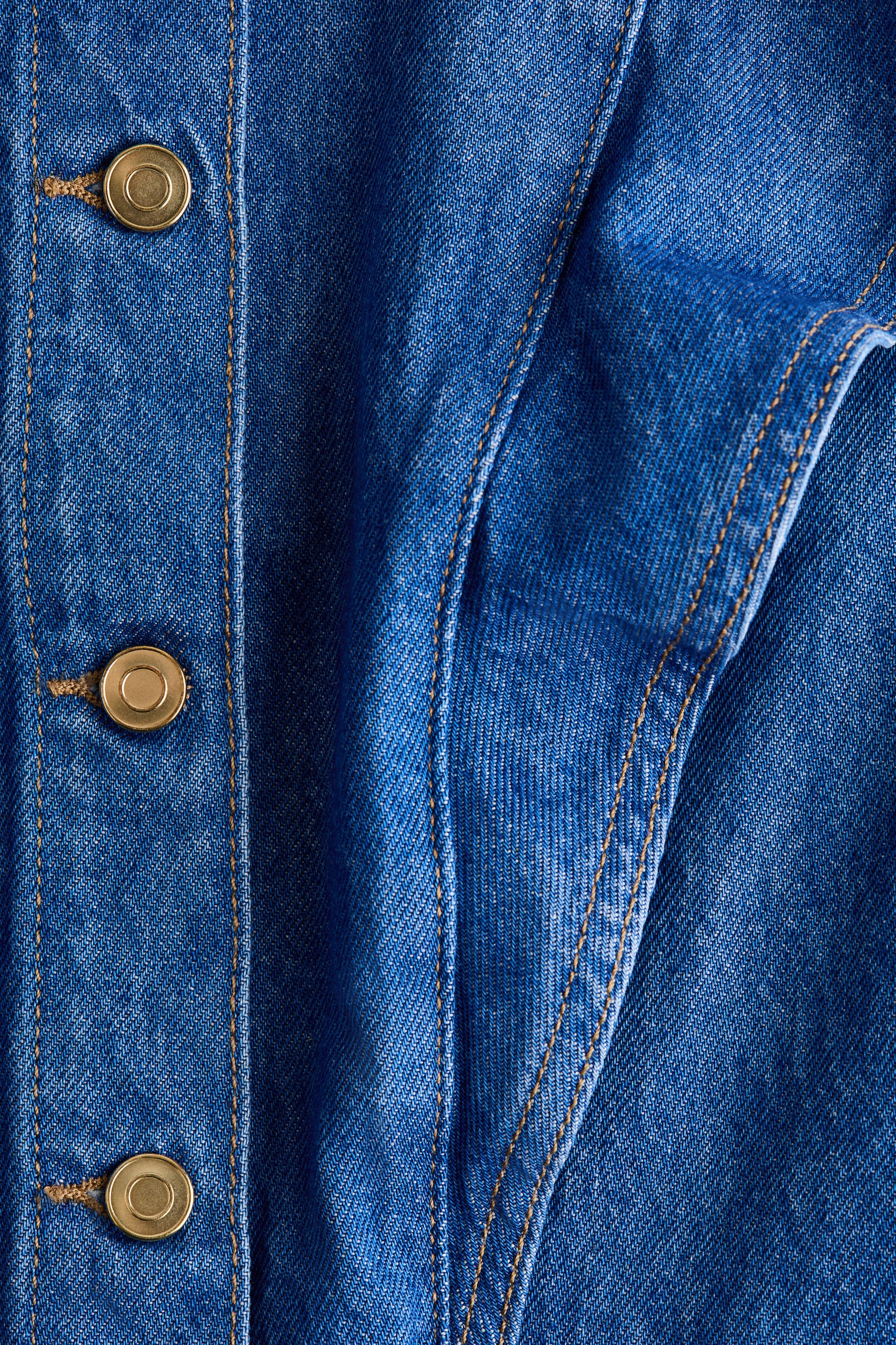 Gilet sans manches volanté en denim - 5