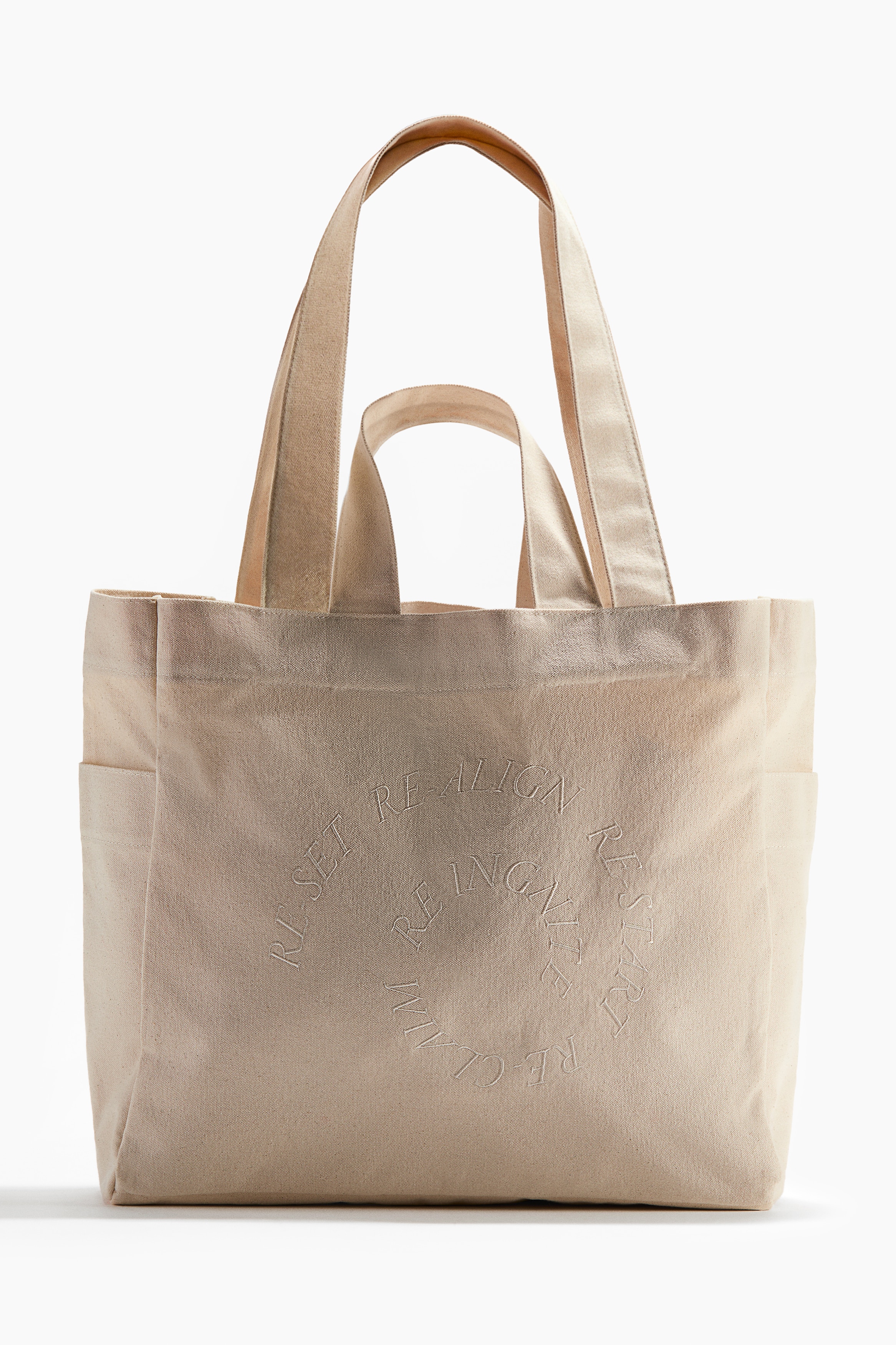 Canvas Sports Bag - Light beige