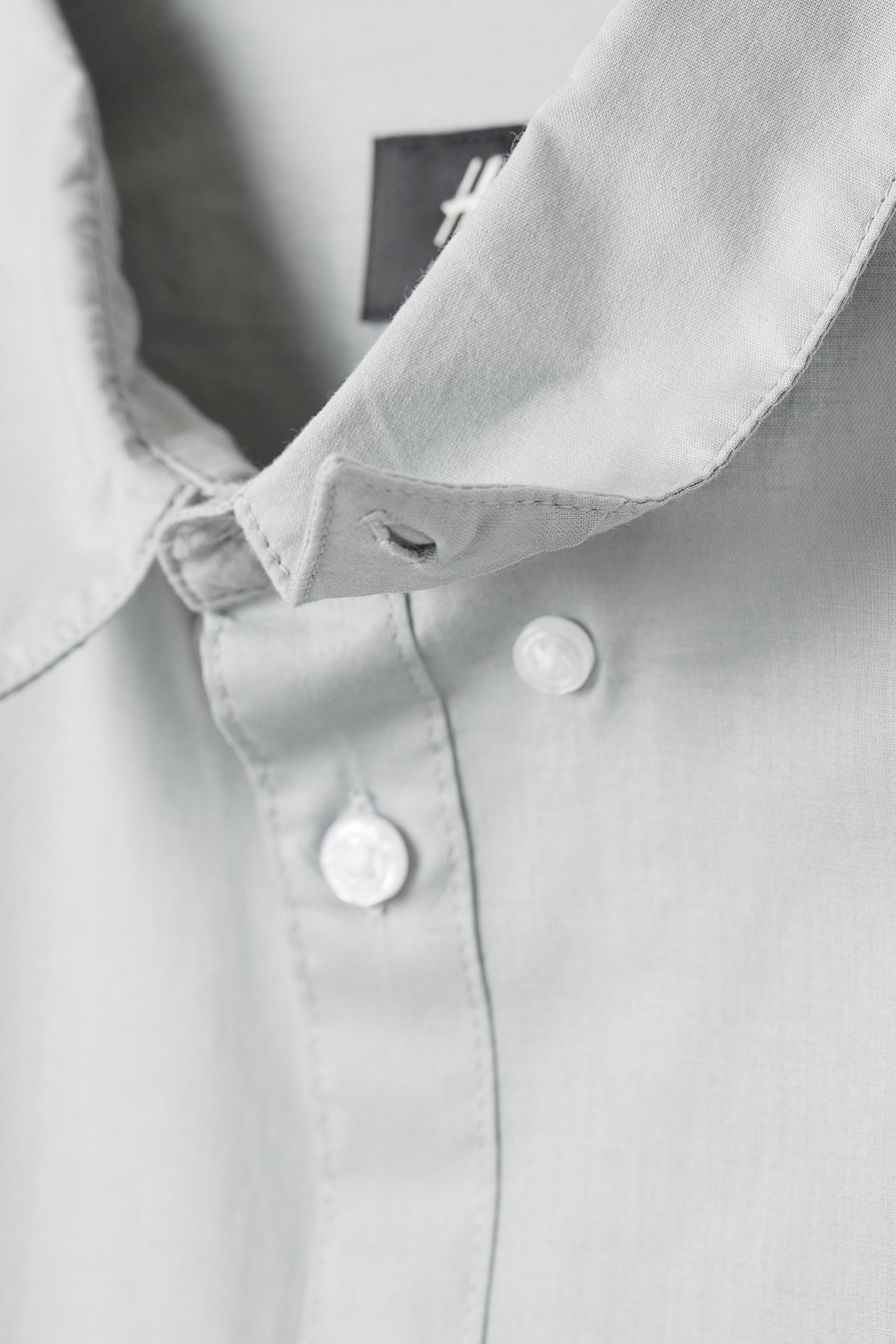 View larger image: Cotton shirt Regular Fit - Light grey - Men | H&M IN 2