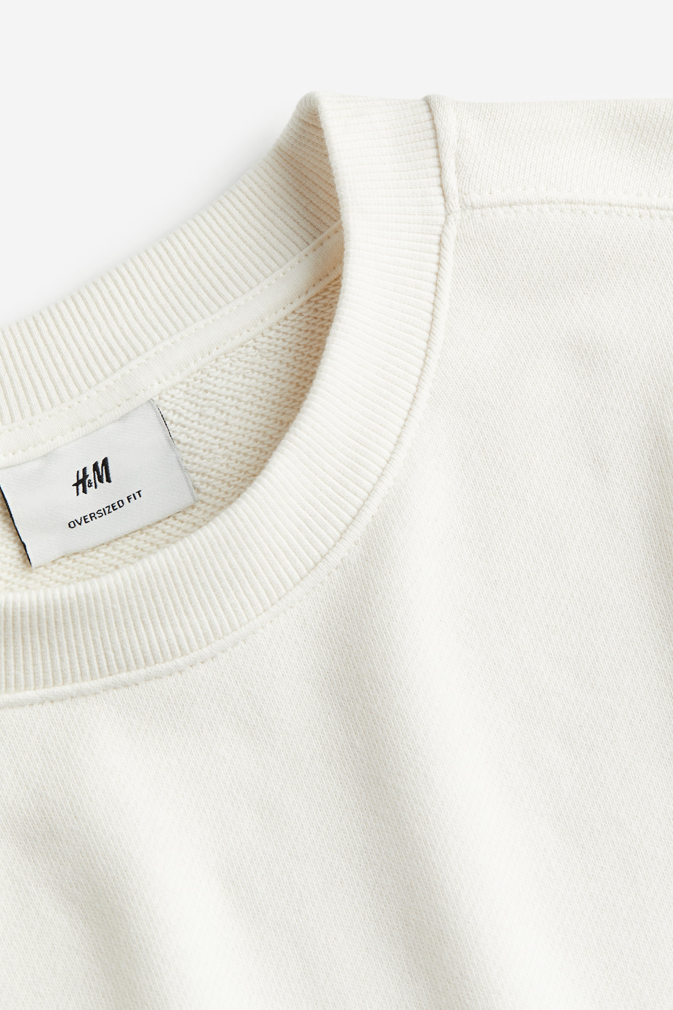 View larger image: Oversized Fit Printed sweatshirt - Cream/Stones - Men | H&M IN 3