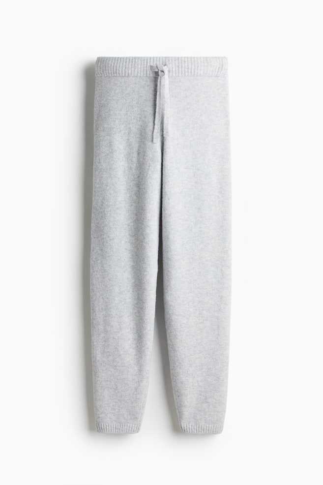 Joggers de punto fino - Gris claro jaspeado/Beige claro jaspeado/Gris jaspeado/Gris jaspeado/Beige claro jaspeado/Beige oscuro/Beige empolvado - 1
