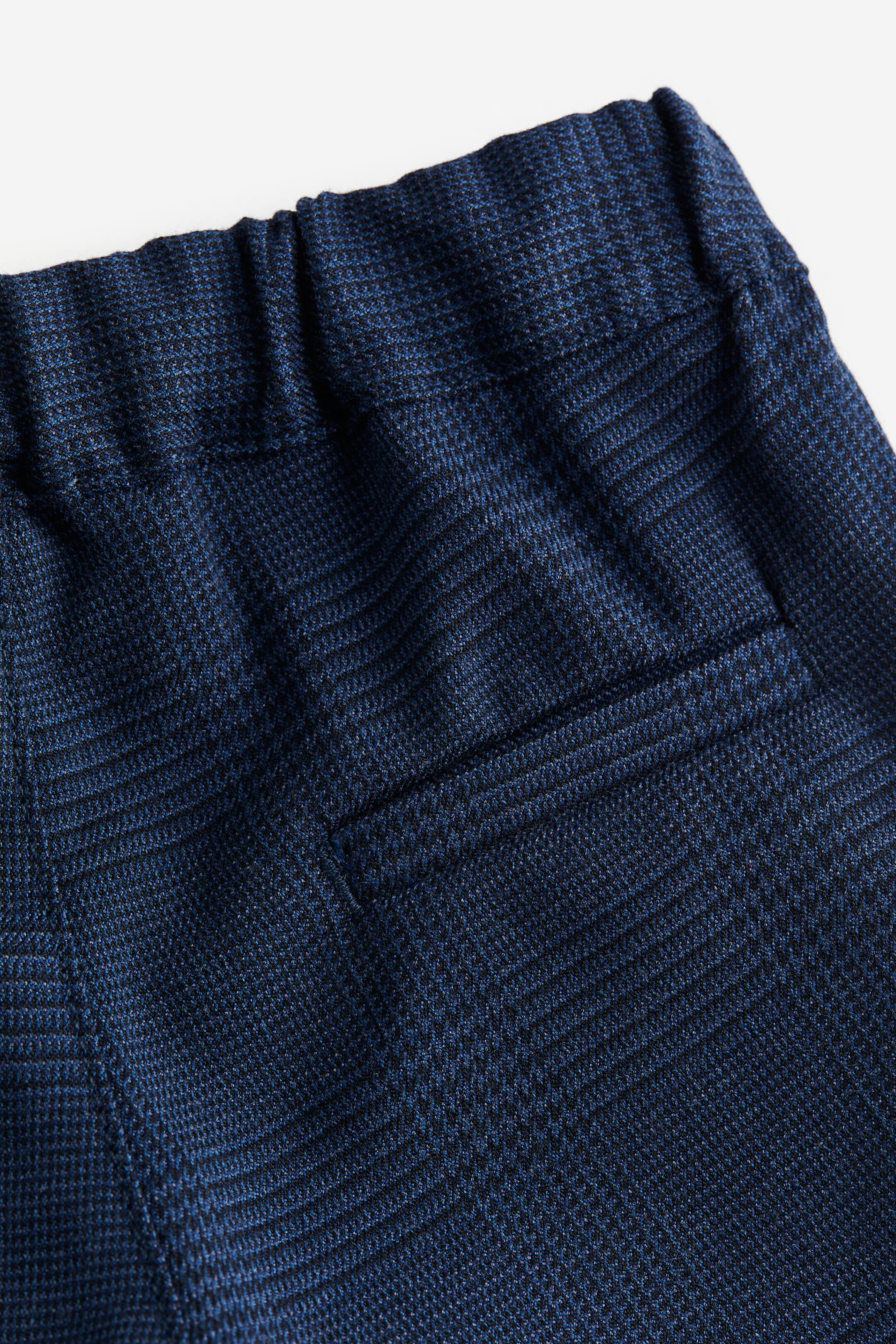Corbata a cuadros irregulares azul oscuro | ¡En stock Corbata a cuadros irregulares azul oscuro | ¡En stock