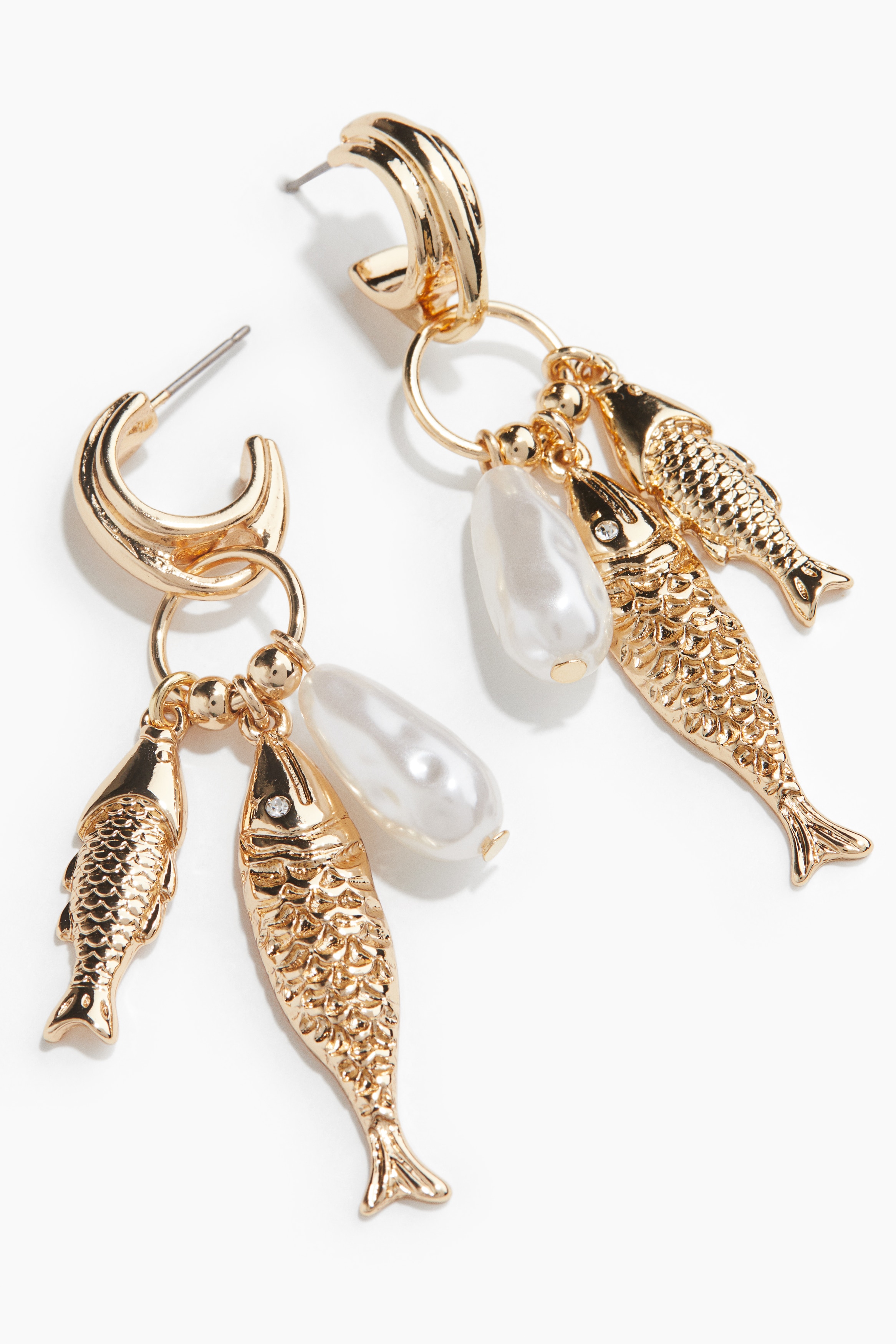 HM ピアス ゴールド 亀 タートル ハワイアンジュエリーピアス 14金 14K