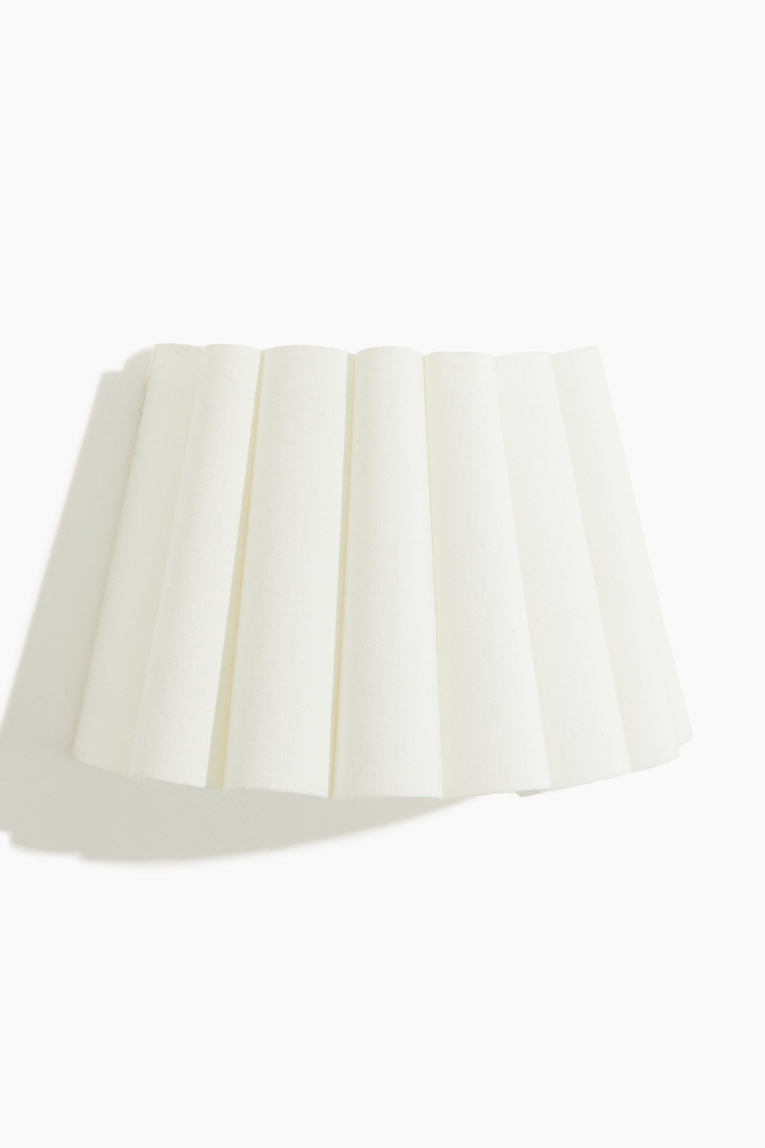 Pleated wall lampshade - White - 1