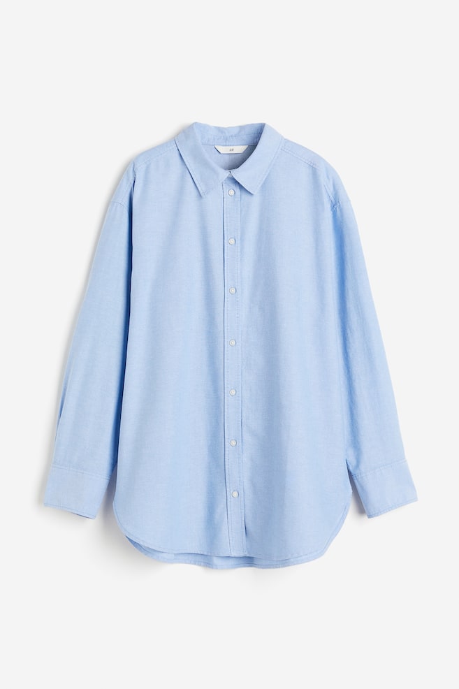 Oxfordskjorte - Lys blå/Hvit/Lys rosa/Klarblå/Stripet/dc - 2
