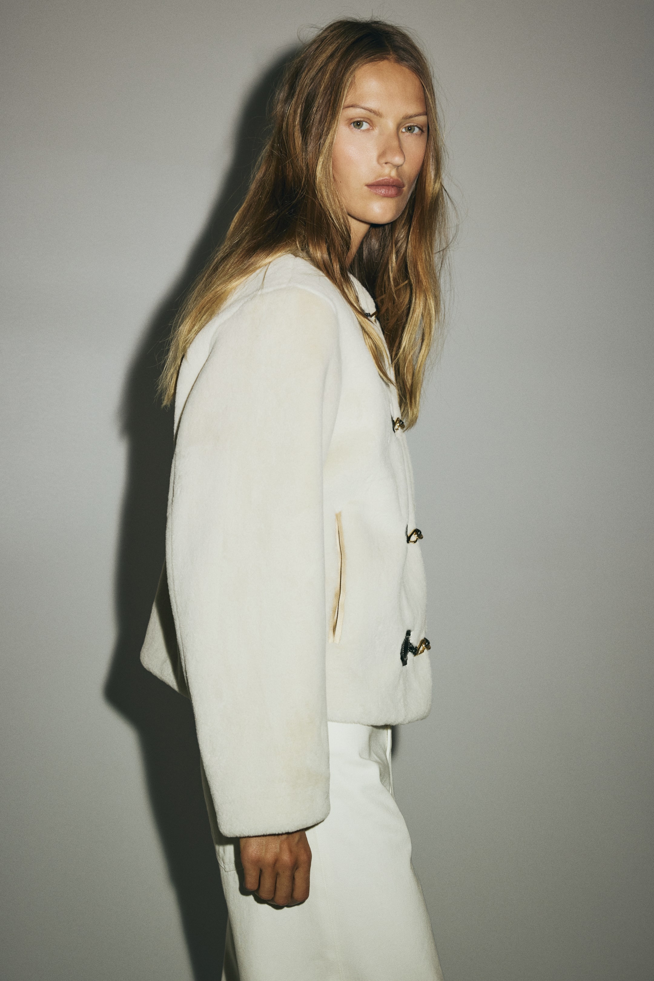 Agrandir l'image: Veste façon duffle-coat - Beige clair - FEMME | H&M FR 3