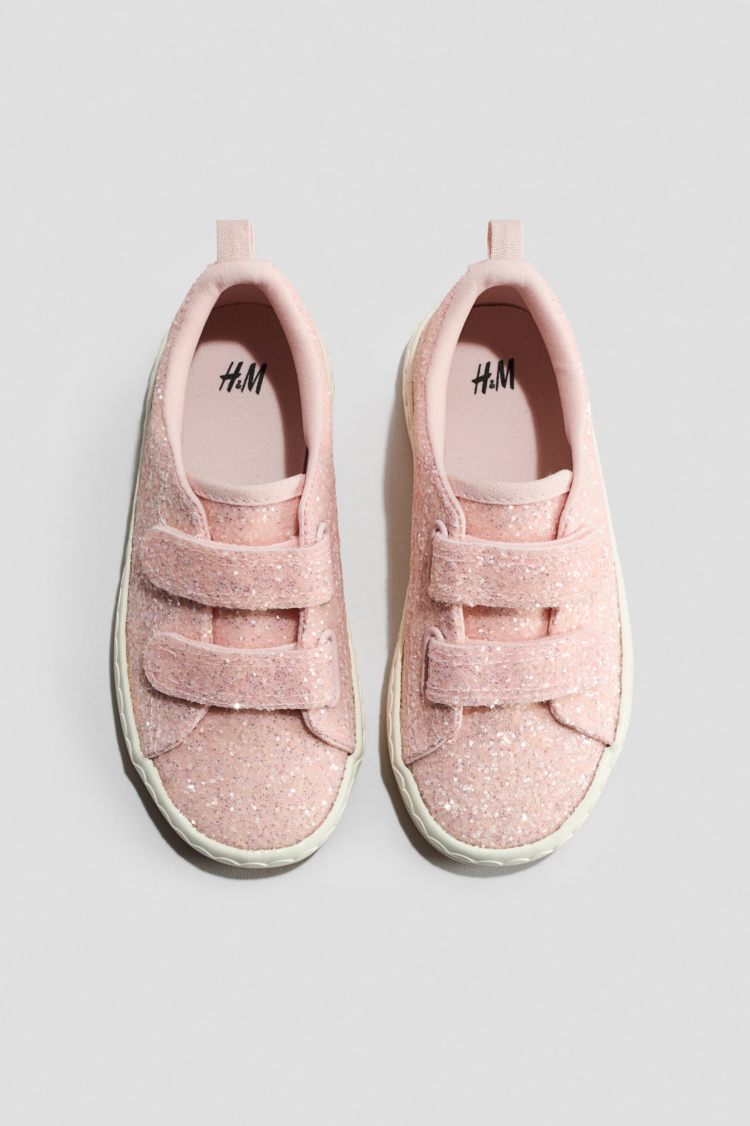 Canvas trainers - Light pink/Glittery - 3
