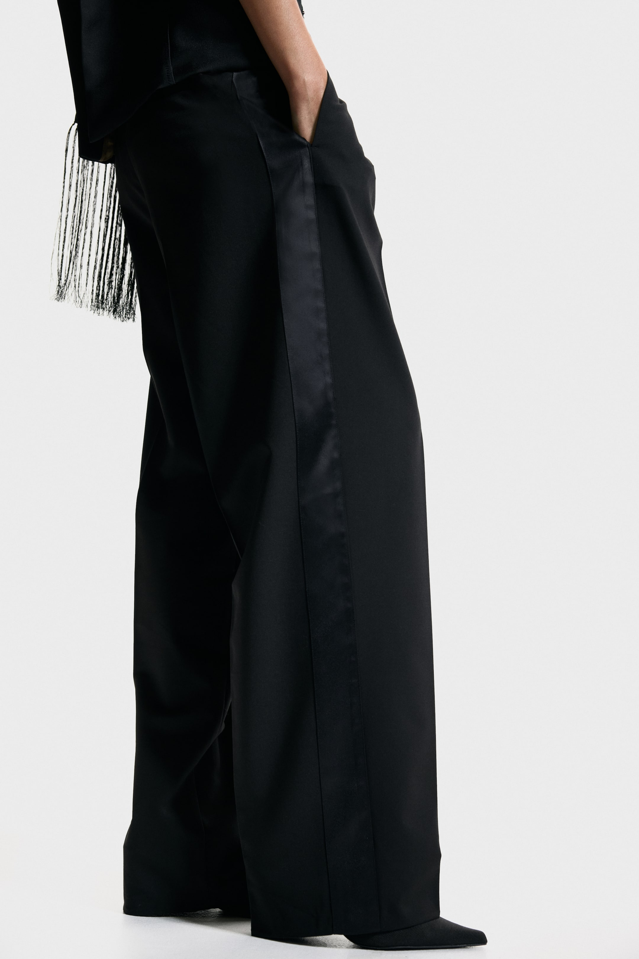 Agrandir l'image: Pantalon de smoking - Noir - FEMME | H&M CH 4