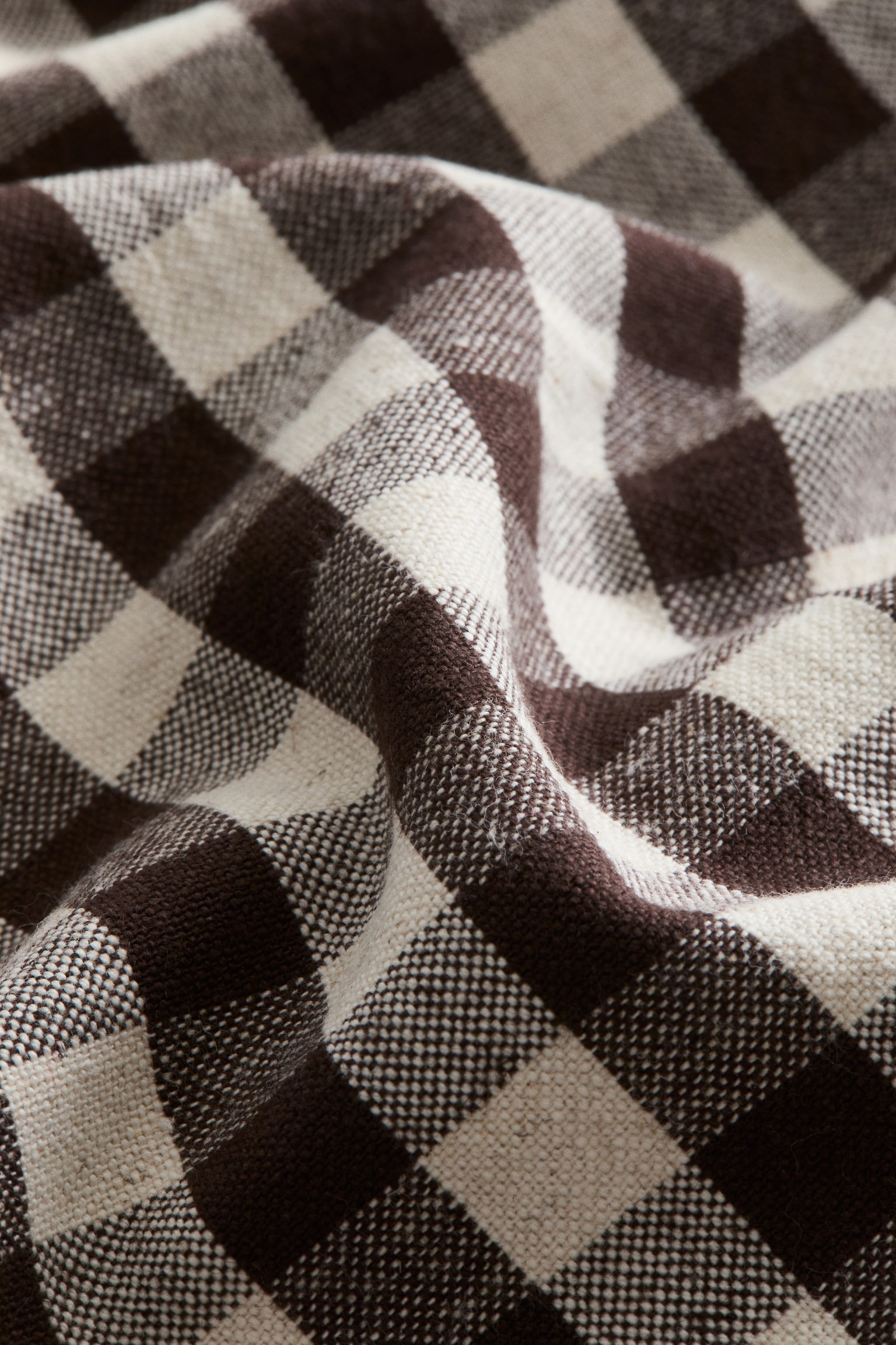 4-pack cotton napkins - Dark brown/Gingham check/Dark grey/Striped/Green/Cream striped/Dark brown/Striped/Light pink/Striped/Beige/Gingham check/Green/Gingham check/Terracotta/Gingham check/Terracotta/Striped/Light pink/Gingham check/Beige/Striped - 3