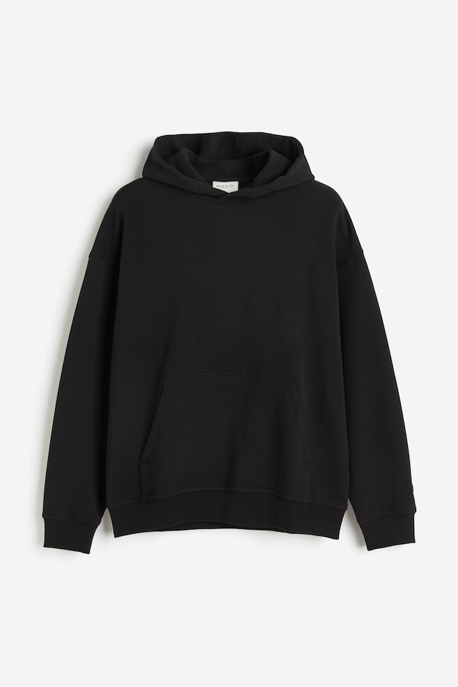 DryMove™ Loose Fit Training hoodie - Black/Black/Neon green/Dark brown - 2