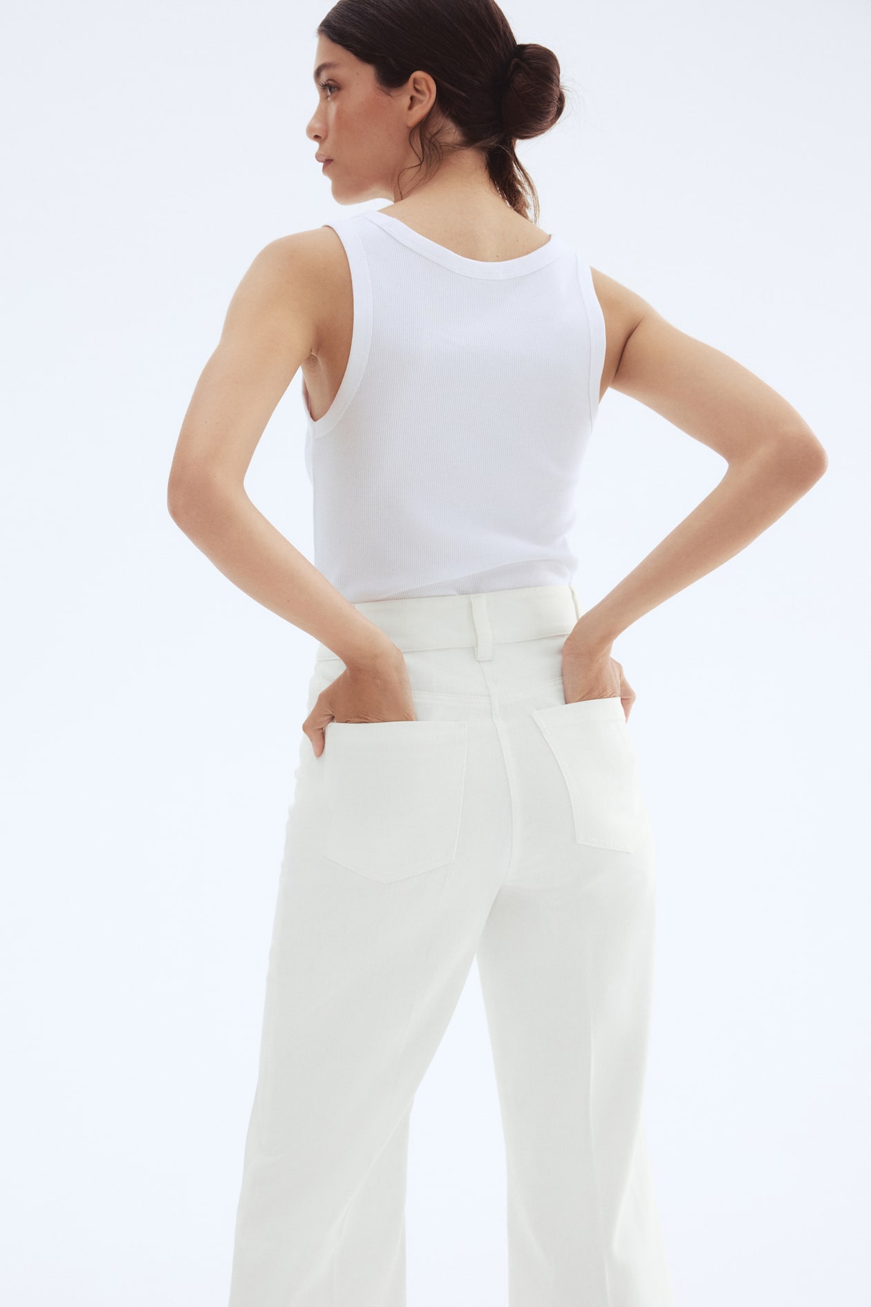 Flared Twill Pants - image 3