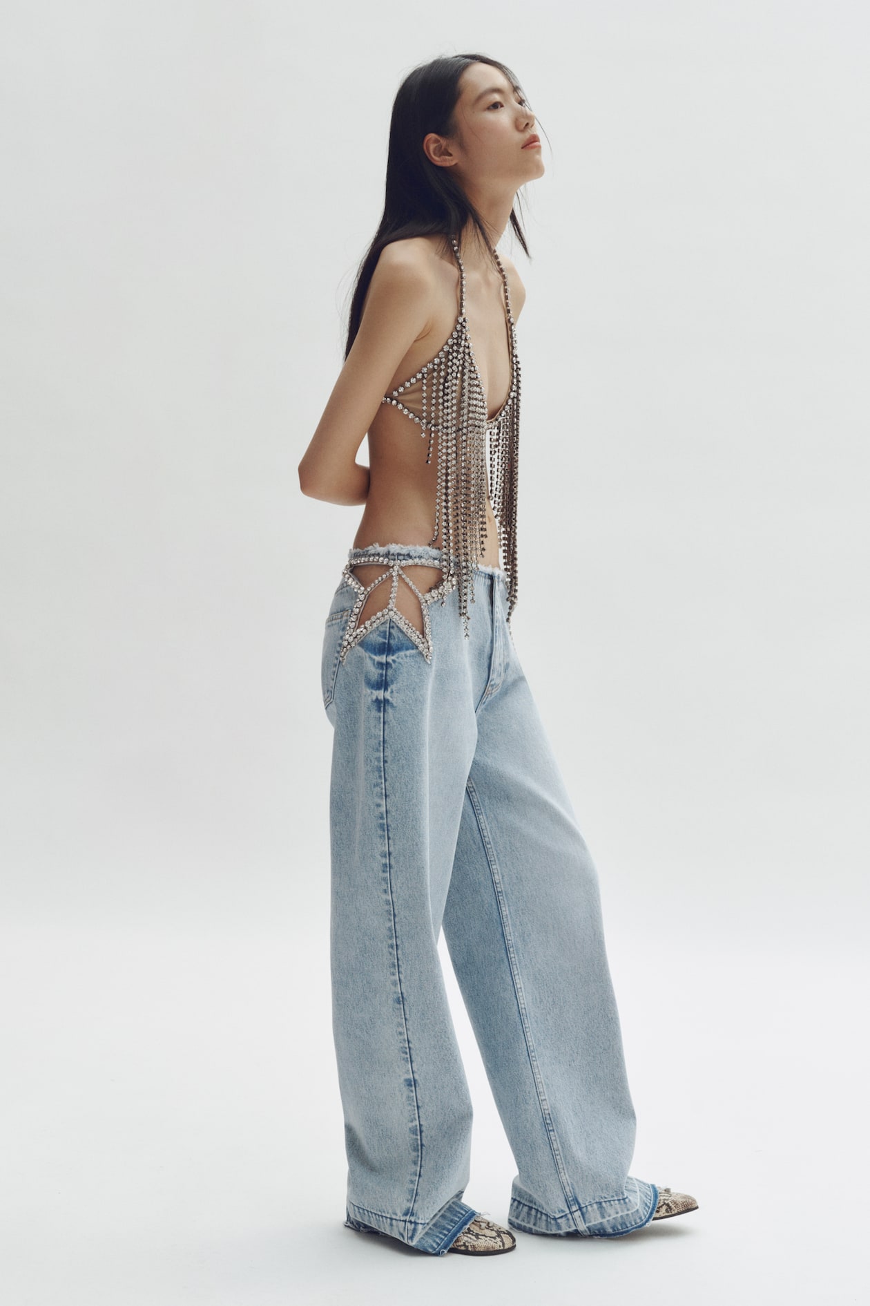 Crystal-Star Straight-Leg Jeans - image 3
