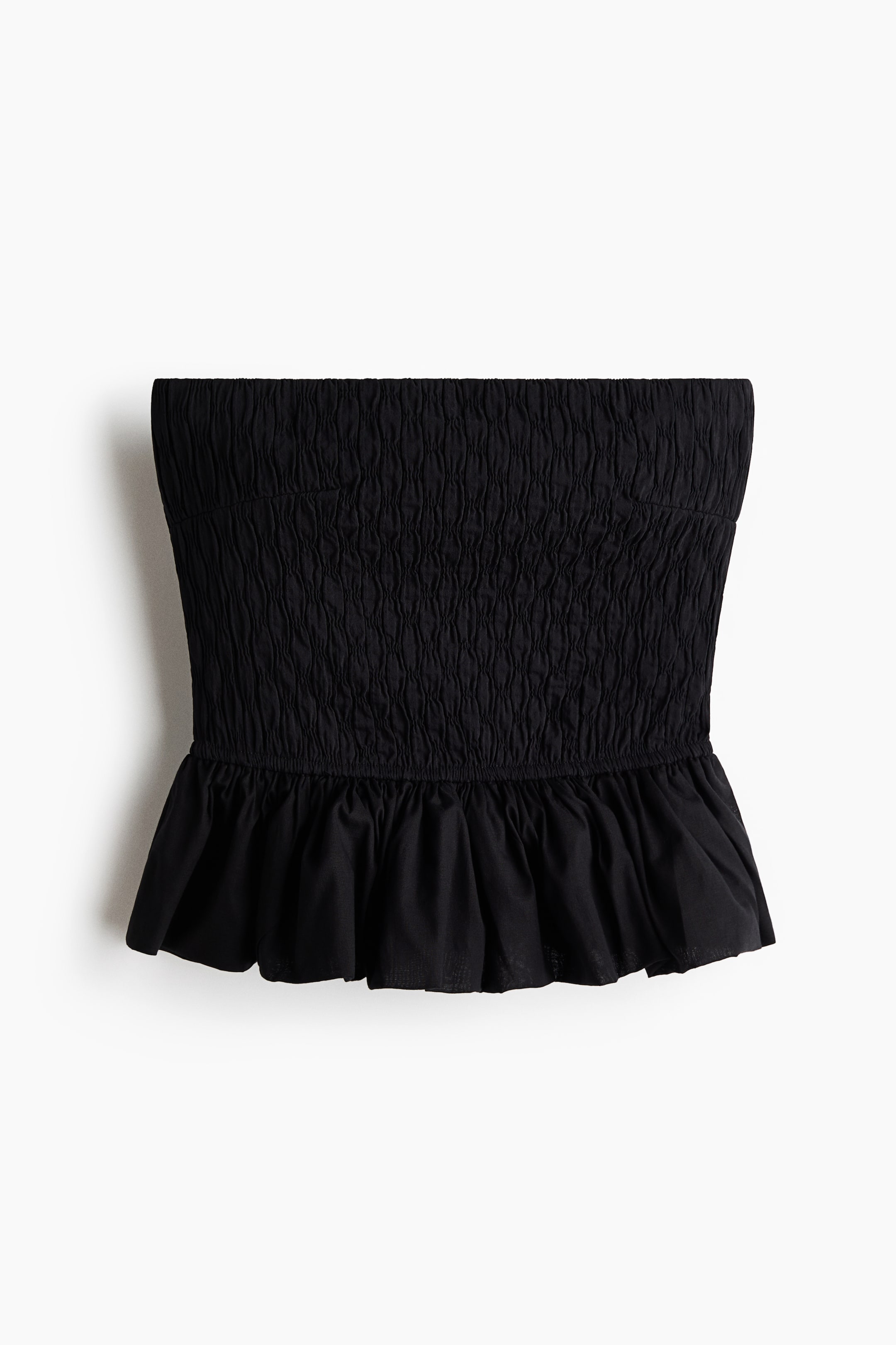 Bandeau Peplum Top