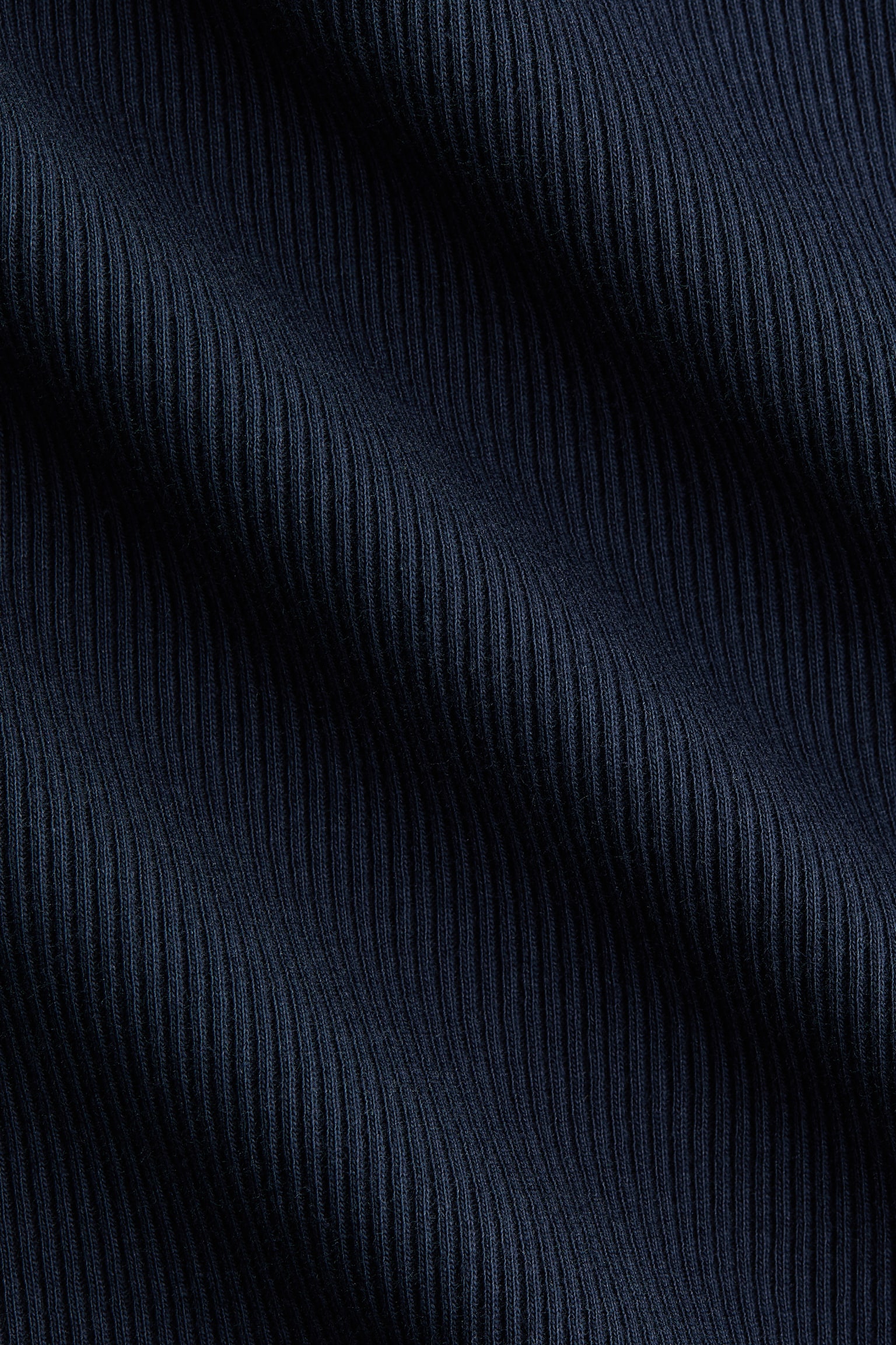 Ribbed cotton vest top - Navy blue/White/Black/Dark dusty pink/Dark greige - 5