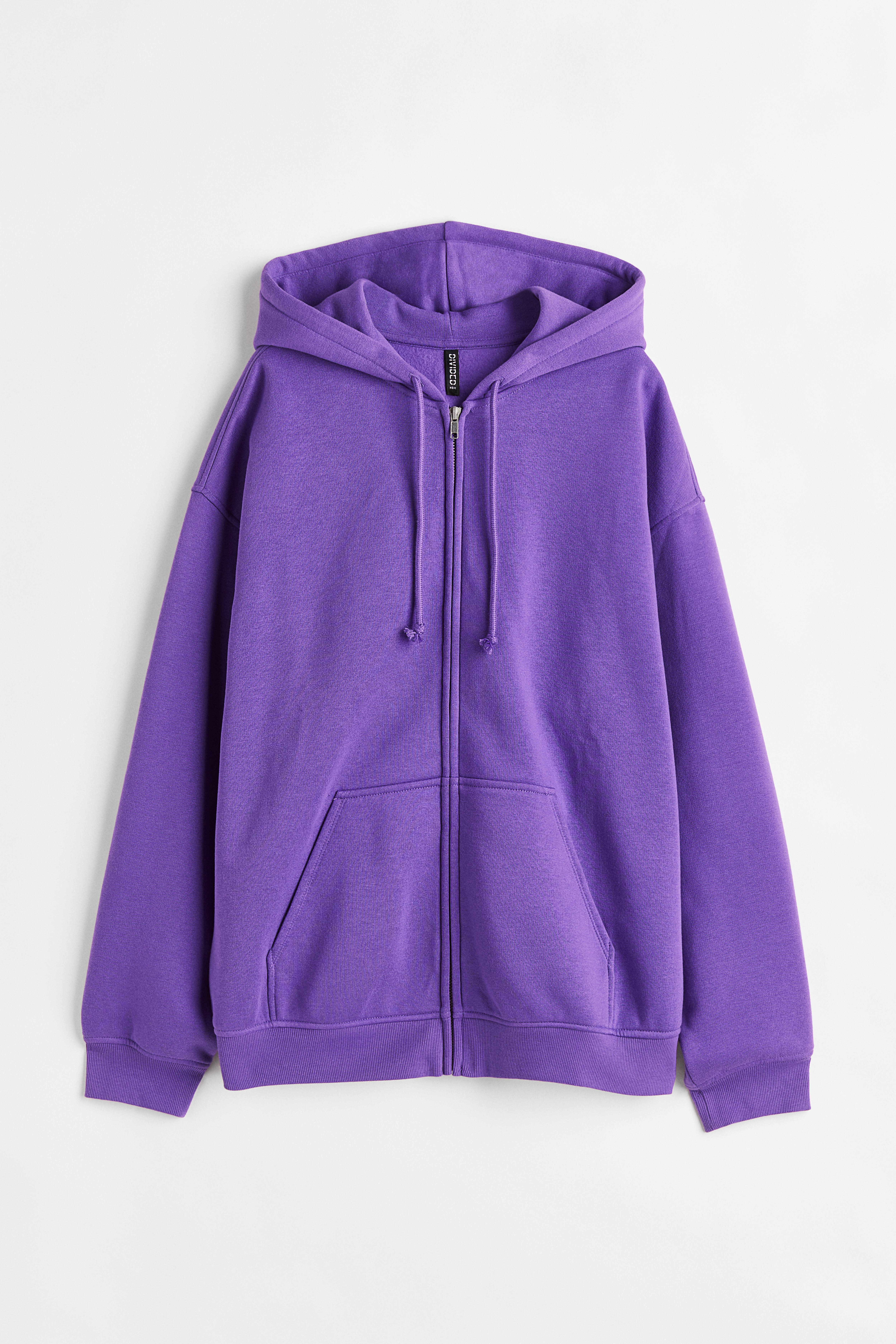 H&m divided shops zip hoodie