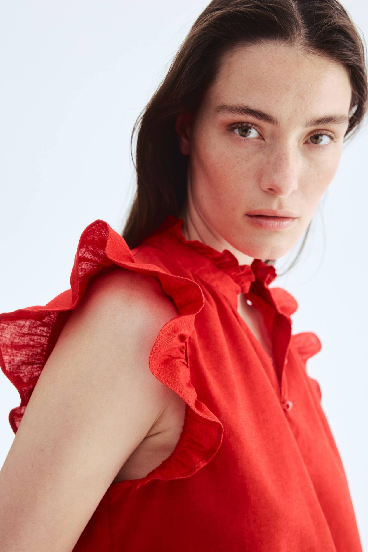 Linen-Blend Blouse - image 3
