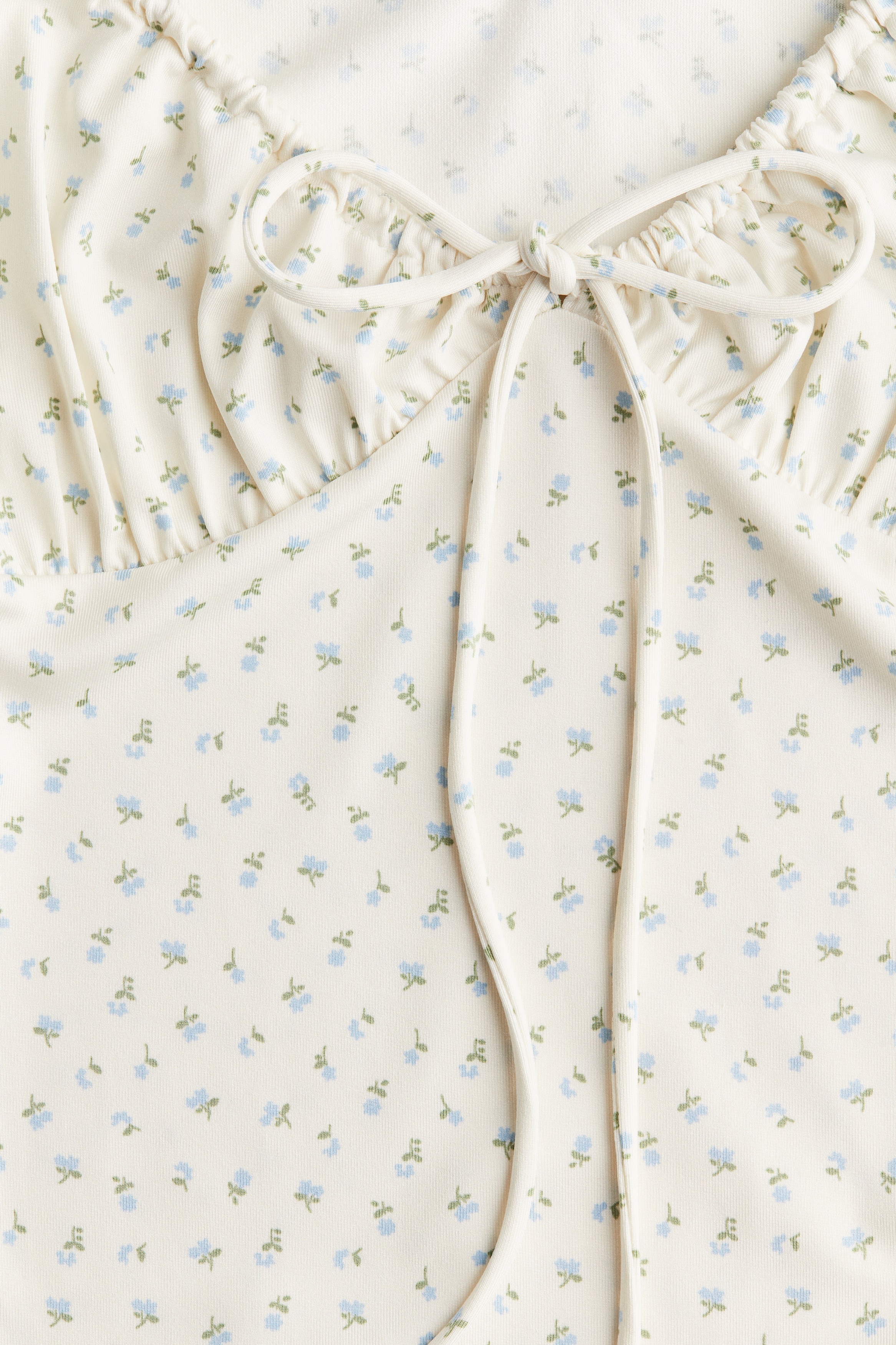 Drawstring-detail bodycon dress