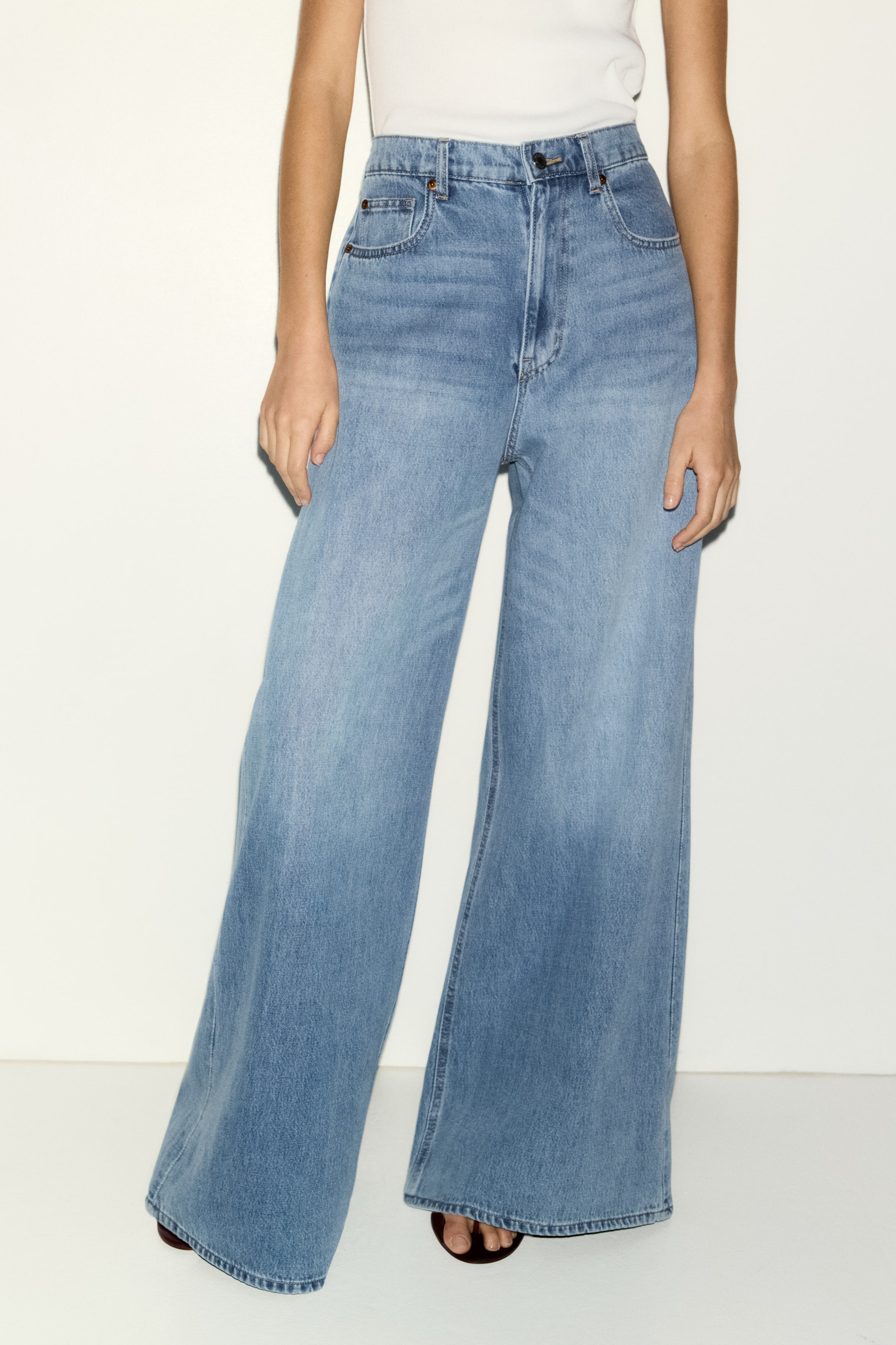 Super Wide High Waist Jeans