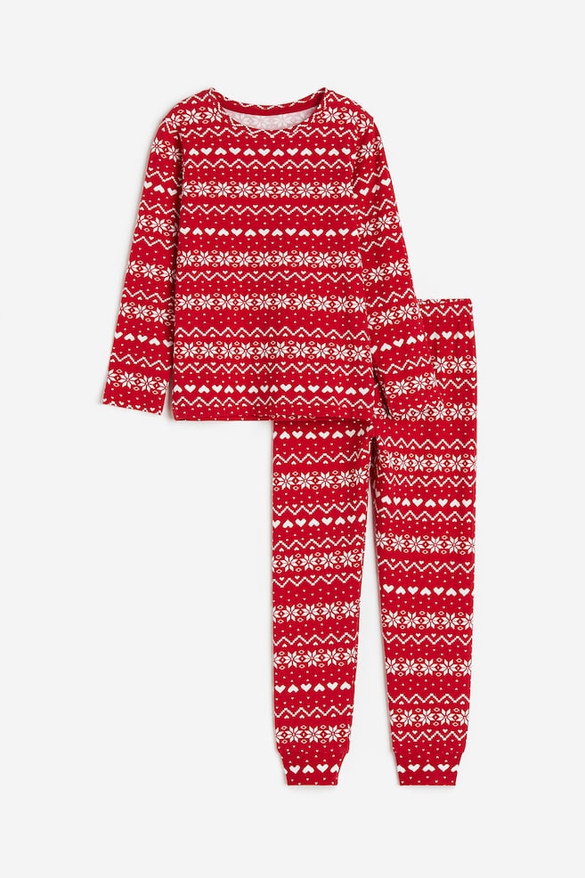 Pyjama imprimé - Rouge/motif - 1