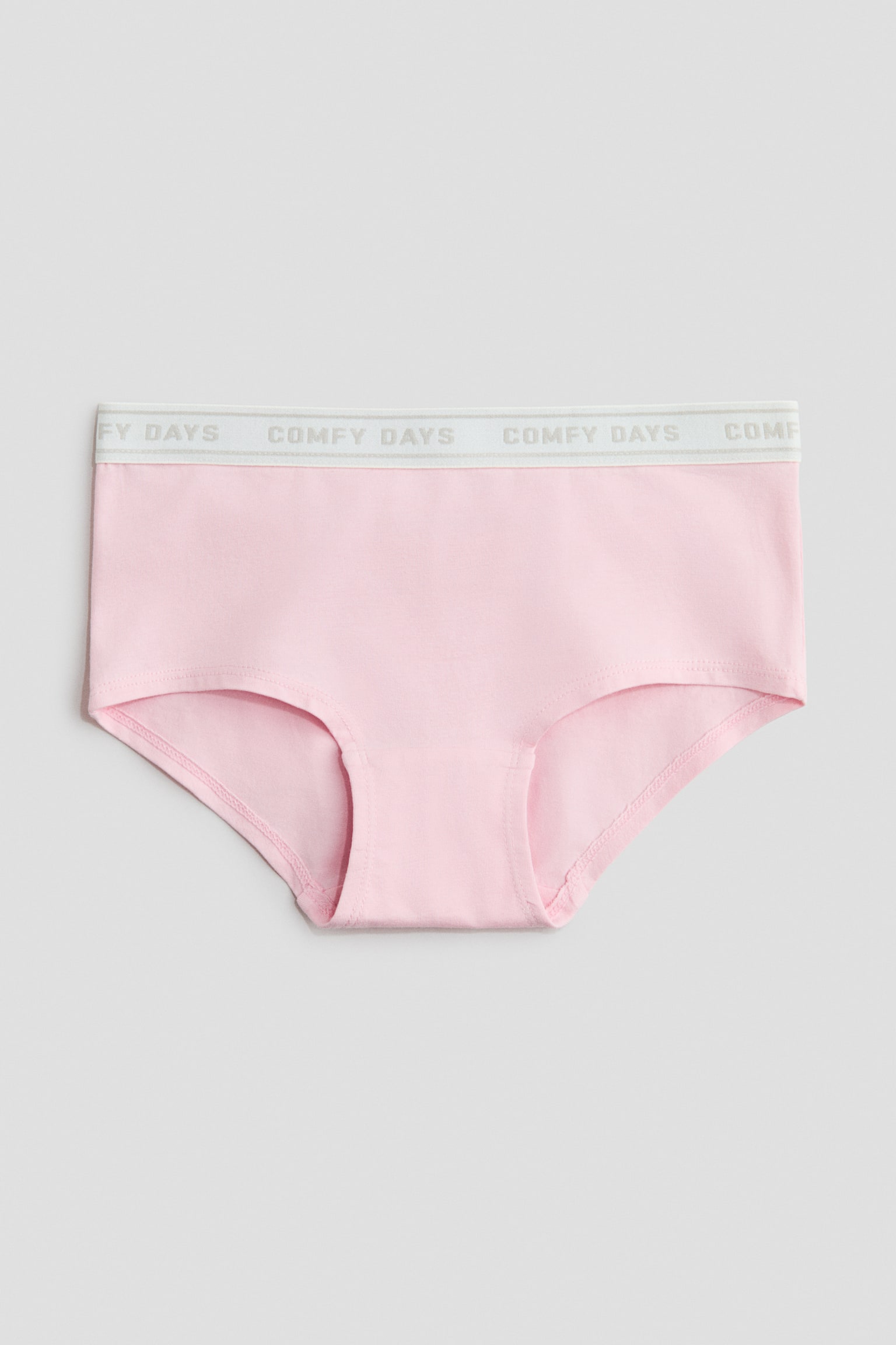 5-pack text-motif hipster biefs - Light pink/Cream/Green/Black/White/Light grey marl - 3