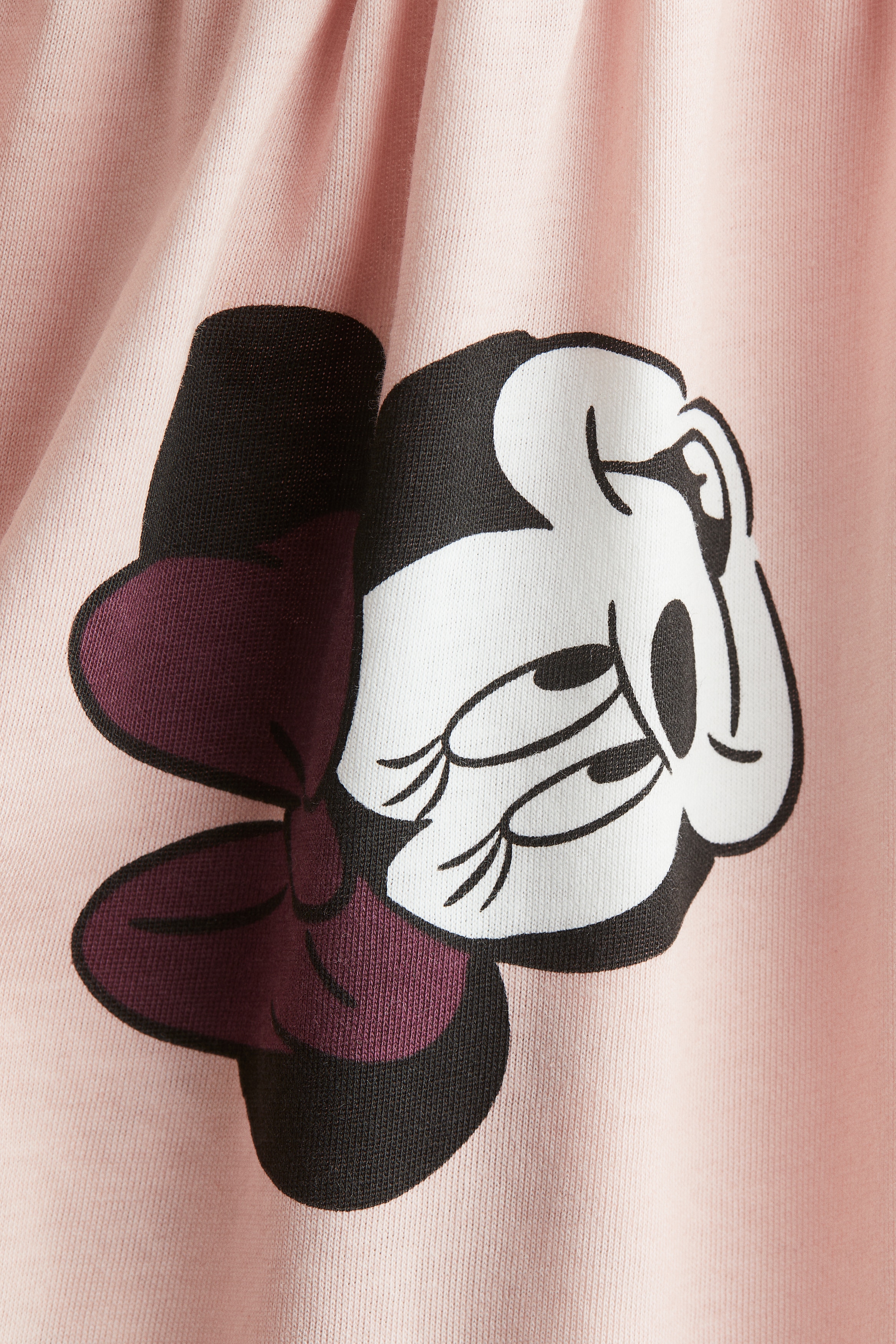 K&Ｍさま Printed Cotton Dress - Light pink/Alice in Wonderland - Kids